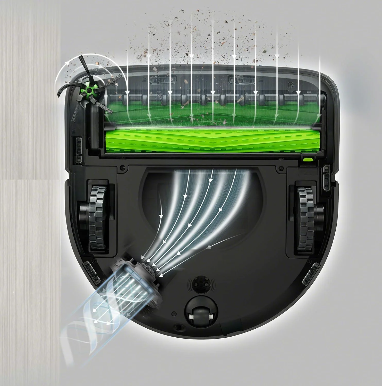 قطعات جایگزین اصلی iRobot - برس های لاستیکی دوگانه چند سطحی جایگزین سری Roomba s، سبز قطعات جایگزین اصلی iRobot - برس های لاستیکی دوگانه چند سطحی جایگزین سری Roomba s، سبز