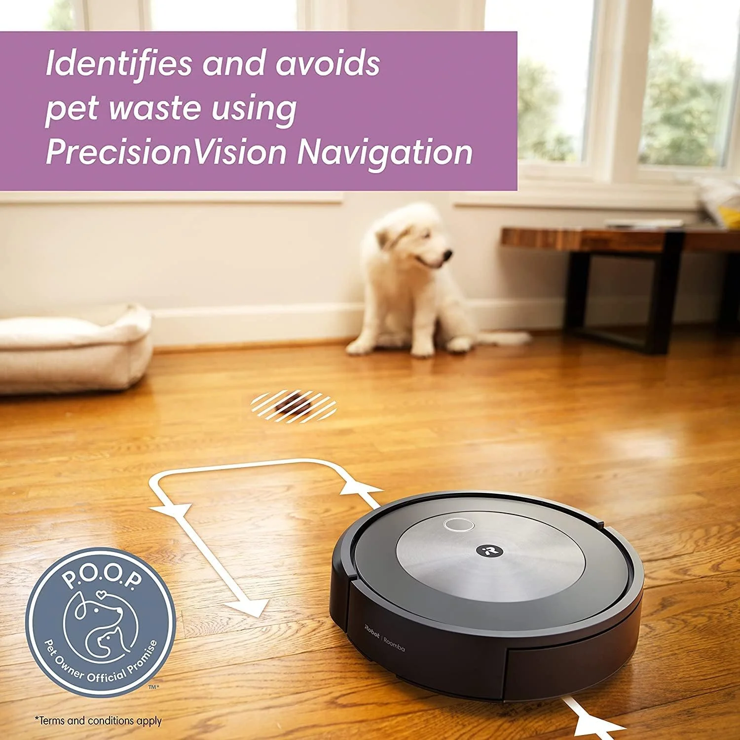 جاروبرقی رباتیک خود تخلیهشونده iRobot Roomba j7+ (7550) - شناسایی و اجتناب از موانع با دوربین داخلی مانند فضولات حیوانات خانگی و سیمها + برس جانبی اورجینال جاروبرقی رباتیک خود تخلیهشونده iRobot Roomba j7+ (7550) - شناسایی و اجتناب از موانع با دوربین داخلی مانند فضولات حیوانات خانگی و سیمها + برس جانبی اورجینال