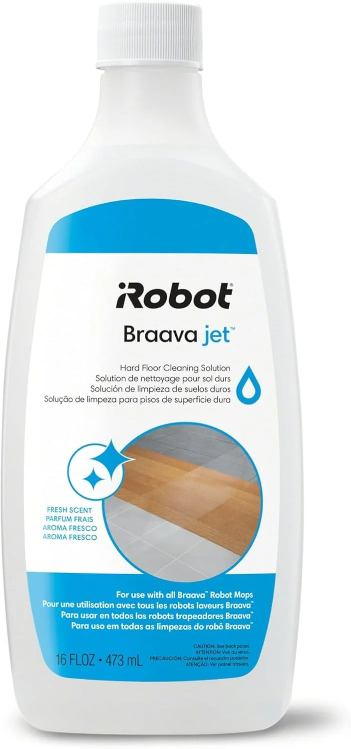 قطعات تعویضی اصلی iRobot - محلول تمیز کننده کف سخت Braava Jet®، سازگار با تمام ربات های طی کش Braava Jet® و ربات های 2 در 1 Roomba Combo®