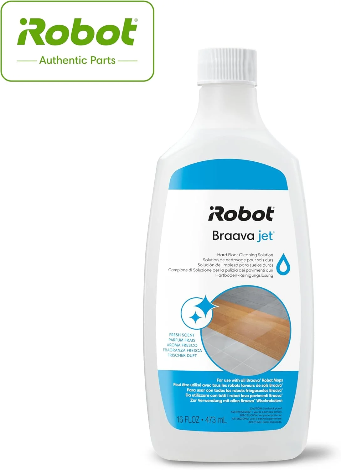 قطعات تعویضی اصلی iRobot - محلول تمیز کننده کف سخت Braava Jet®، سازگار با تمام ربات های طی کش Braava Jet® و ربات های 2 در 1 Roomba Combo® قطعات تعویضی اصلی iRobot - محلول تمیز کننده کف سخت Braava Jet®، سازگار با تمام ربات های طی کش Braava Jet® و ربات های 2 در 1 Roomba Combo®