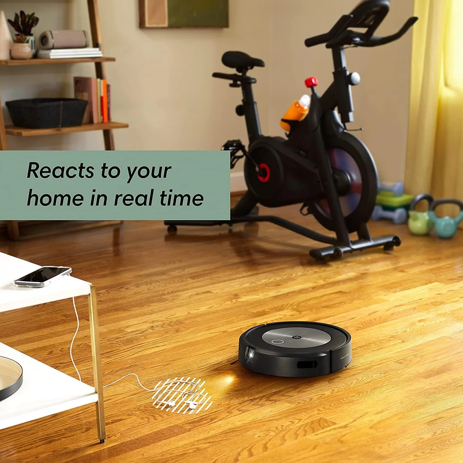 جاروبرقی رباتیک خود تخلیهشونده iRobot Roomba j7+ (7550) - شناسایی و اجتناب از موانع با دوربین داخلی مانند فضولات حیوانات خانگی و سیمها + برس جانبی اورجینال جاروبرقی رباتیک خود تخلیهشونده iRobot Roomba j7+ (7550) - شناسایی و اجتناب از موانع با دوربین داخلی مانند فضولات حیوانات خانگی و سیمها + برس جانبی اورجینال