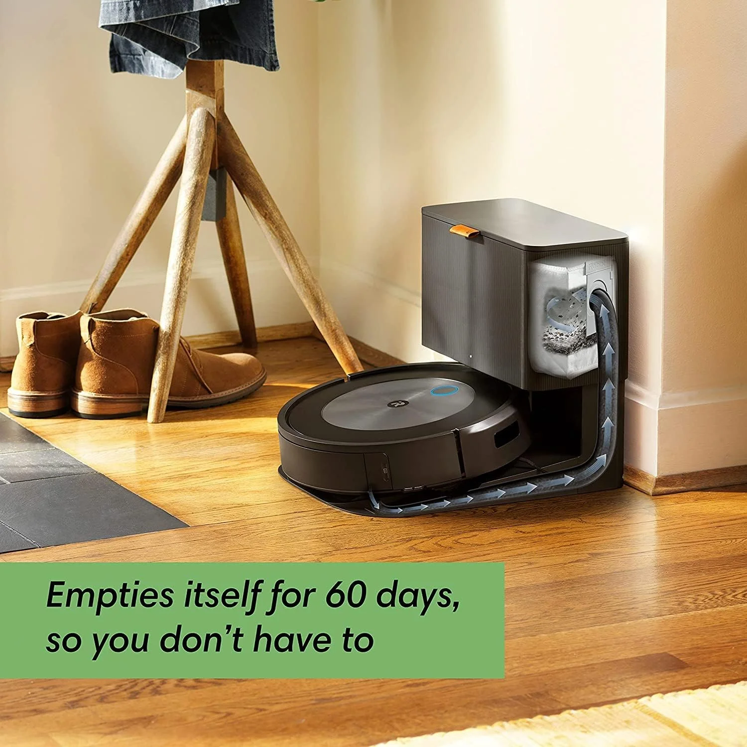 جاروبرقی رباتیک خود تخلیهشونده iRobot Roomba j7+ (7550) - شناسایی و اجتناب از موانع با دوربین داخلی مانند فضولات حیوانات خانگی و سیمها + برس جانبی اورجینال جاروبرقی رباتیک خود تخلیهشونده iRobot Roomba j7+ (7550) - شناسایی و اجتناب از موانع با دوربین داخلی مانند فضولات حیوانات خانگی و سیمها + برس جانبی اورجینال