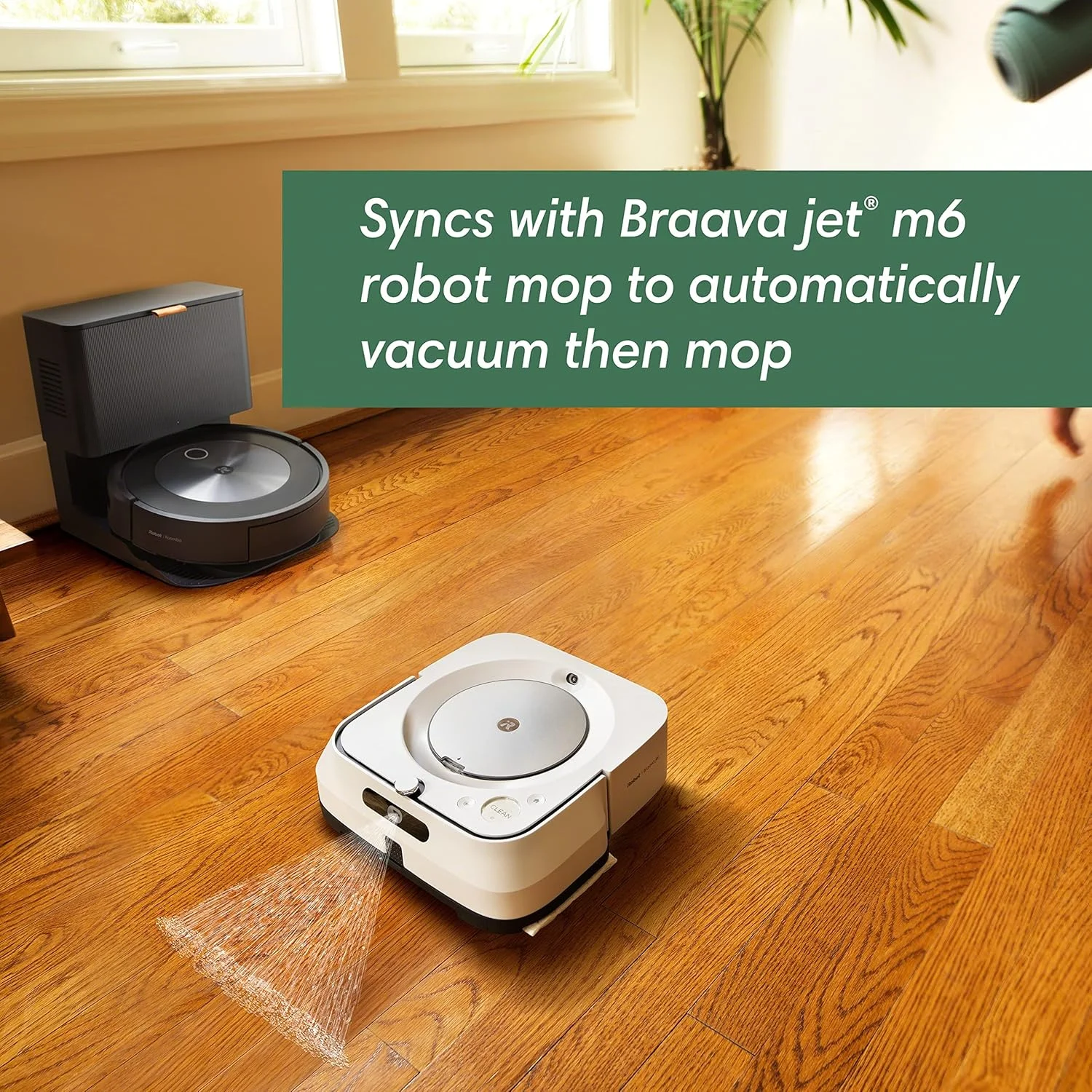 جاروبرقی رباتیک خود تخلیهشونده iRobot Roomba j6+ – شناسایی و اجتناب از فضولات حیوانات خانگی و سیمها، تخلیه خودکار تا 60 روز، نقشه برداری هوشمند، سازگار با الکسا، ایده آل برای موی حیوانات خانگی جاروبرقی رباتیک خود تخلیهشونده iRobot Roomba j6+ – شناسایی و اجتناب از فضولات حیوانات خانگی و سیمها، تخلیه خودکار تا 60 روز، نقشه برداری هوشمند، سازگار با الکسا، ایده آل برای موی حیوانات خانگی