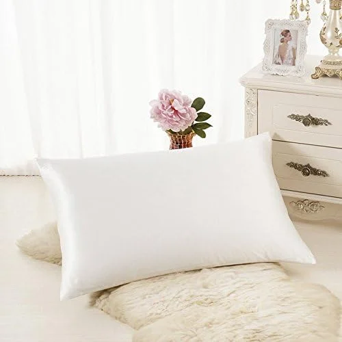 روبالشتی ابریشم طبیعی هودکو، 36x51 سانتی متر، دو طرفه، 19 Momme، مناسب برای مو و پوست، 600 نخ، 100% ابریشم توت، رنگ سفید عاجی، 1 عدد روبالشتی ابریشم طبیعی هودکو، 36x51 سانتی متر، دو طرفه، 19 Momme، مناسب برای مو و پوست، 600 نخ، 100% ابریشم توت، رنگ سفید عاجی، 1 عدد