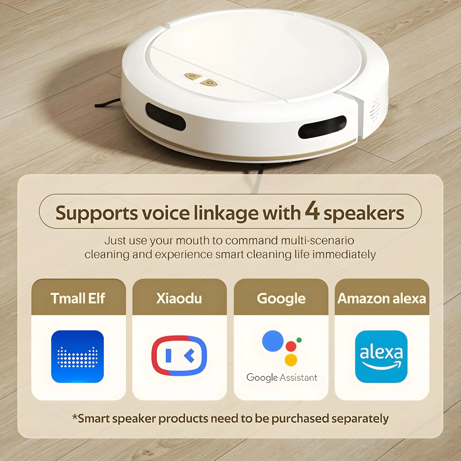 جاروبرقی رباتیک 3 در 1 Yehpoar با قابلیت تی کشی، ربات هوشمند جاروبرقی با کنترل WiFi/App/Bluetooth، مکش قوی 4000Pa، زمان کارکرد 120 دقیقه، شارژ خودکار، مناسب برای کف سخت، موی حیوانات خانگی، فرش جاروبرقی رباتیک 3 در 1 Yehpoar با قابلیت تی کشی، ربات هوشمند جاروبرقی با کنترل WiFi/App/Bluetooth، مکش قوی 4000Pa، زمان کارکرد 120 دقیقه، شارژ خودکار، مناسب برای کف سخت، موی حیوانات خانگی، فرش