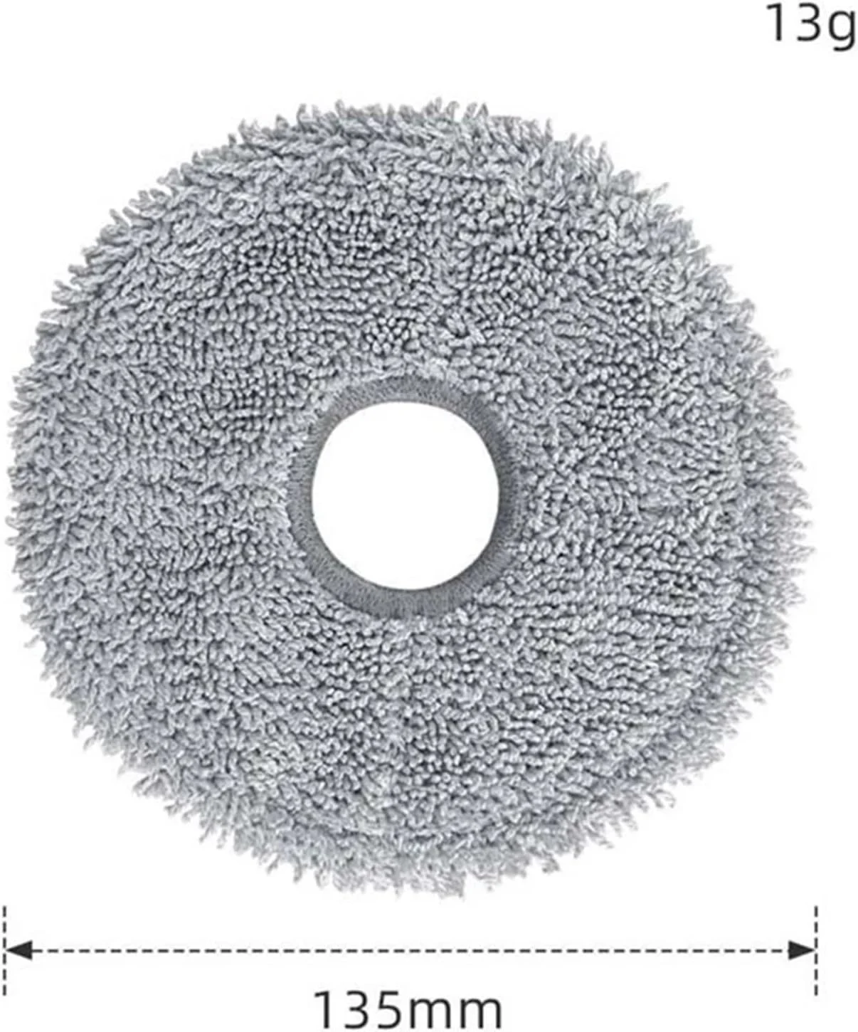 دستمال‌های تی Wivplex، مناسب برای Dreames، برای جاروبرقی رباتیک Bot L20 Ultra / L20 Ultra X20 Pro، دستمال‌های جایگزین ربات، پدهای دستمال تی ربات خانگی (بسته 4 عددی)