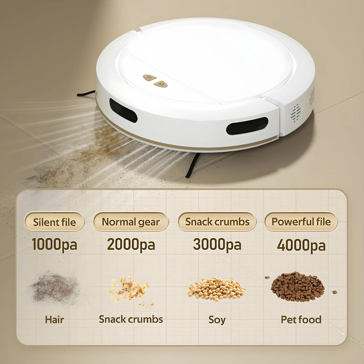 جاروبرقی رباتیک 3 در 1 Yehpoar با قابلیت تی کشی، ربات هوشمند جاروبرقی با کنترل WiFi/App/Bluetooth، مکش قوی 4000Pa، زمان کارکرد 120 دقیقه، شارژ خودکار، مناسب برای کف سخت، موی حیوانات خانگی، فرش جاروبرقی رباتیک 3 در 1 Yehpoar با قابلیت تی کشی، ربات هوشمند جاروبرقی با کنترل WiFi/App/Bluetooth، مکش قوی 4000Pa، زمان کارکرد 120 دقیقه، شارژ خودکار، مناسب برای کف سخت، موی حیوانات خانگی، فرش