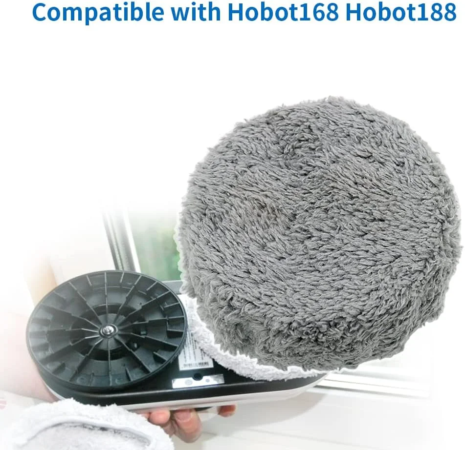دستمال تمیز کننده شیشه YanBan، بسته 24 عددی، مناسب برای جاروبرقی رباتیک Hobot168 و Hobot188 دستمال تمیز کننده شیشه YanBan، بسته 24 عددی، مناسب برای جاروبرقی رباتیک Hobot168 و Hobot188
