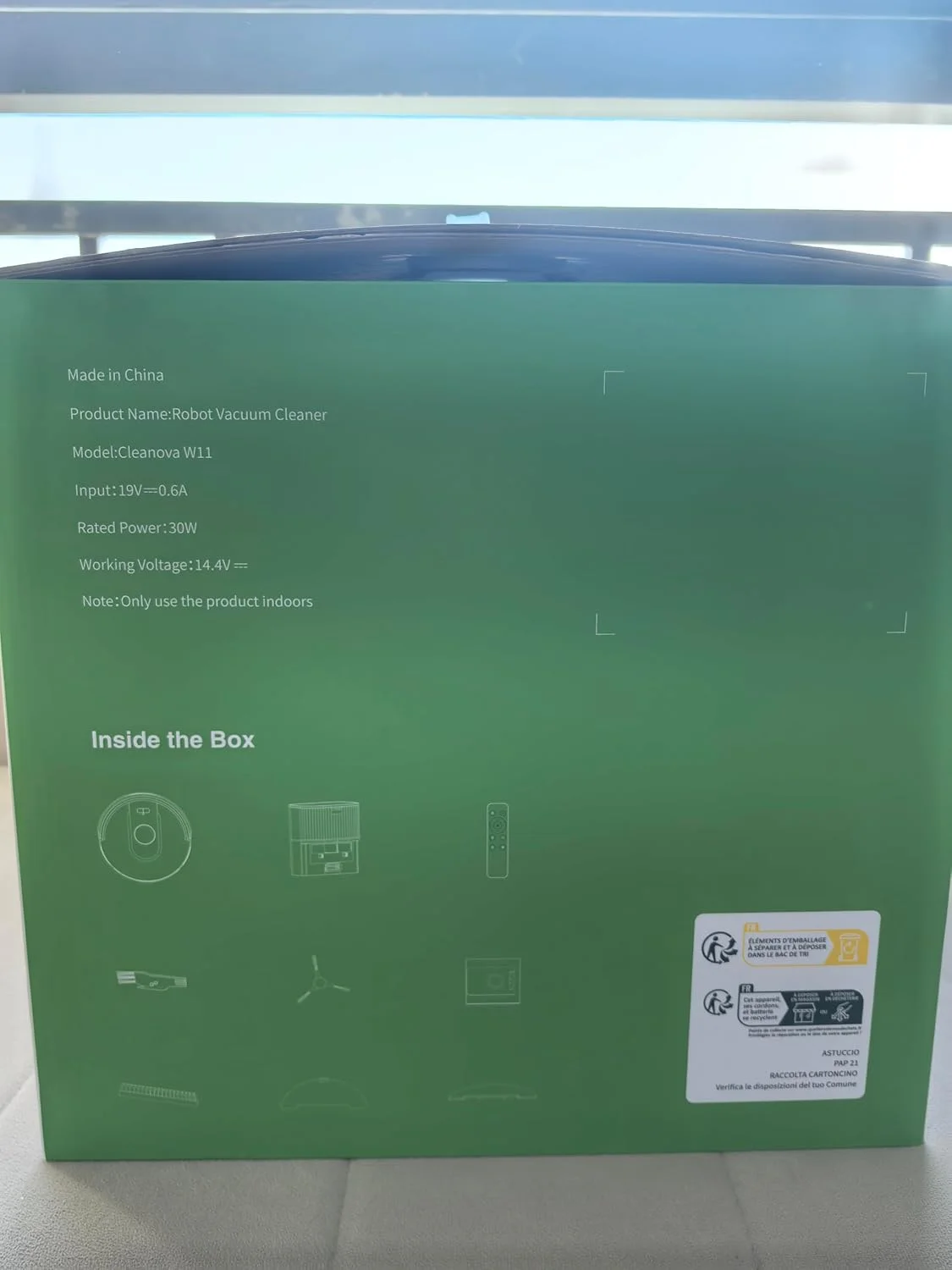 جاروبرقی رباتیک و تی شوی Vexilar W11 با مکش قدرتمند 5000Pa، جاروبرقی رباتیک با سیستم ناوبری لیزری هوشمند و عملکرد نقشه برداری هوشمند، پایه تخلیه خودکار، مشکی