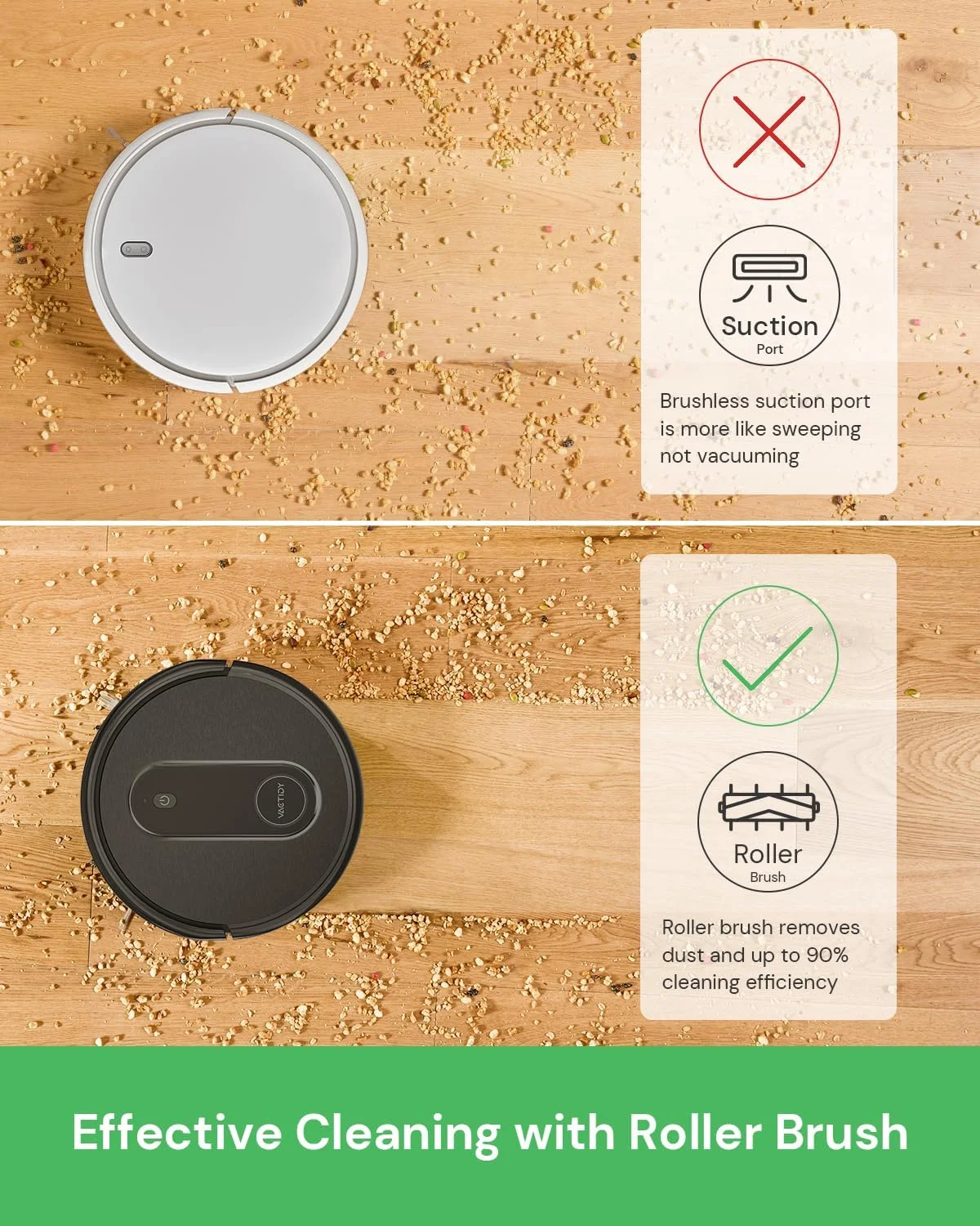 جاروبرقی رباتیک و تی شوی Vactidy Nimble T7، کنترل از طریق WiFi/App/Alexa/Siri، جاروبرقی رباتیک با قابلیت زمانبندی، مخزن آب و سطل زباله 2 در 1، شارژ خودکار، باریک، ایده آل برای کف سخت، موی حیوانات خانگی، فرش جاروبرقی رباتیک و تی شوی Vactidy Nimble T7، کنترل از طریق WiFi/App/Alexa/Siri، جاروبرقی رباتیک با قابلیت زمانبندی، مخزن آب و سطل زباله 2 در 1، شارژ خودکار، باریک، ایده آل برای کف سخت، موی حیوانات خانگی، فرش