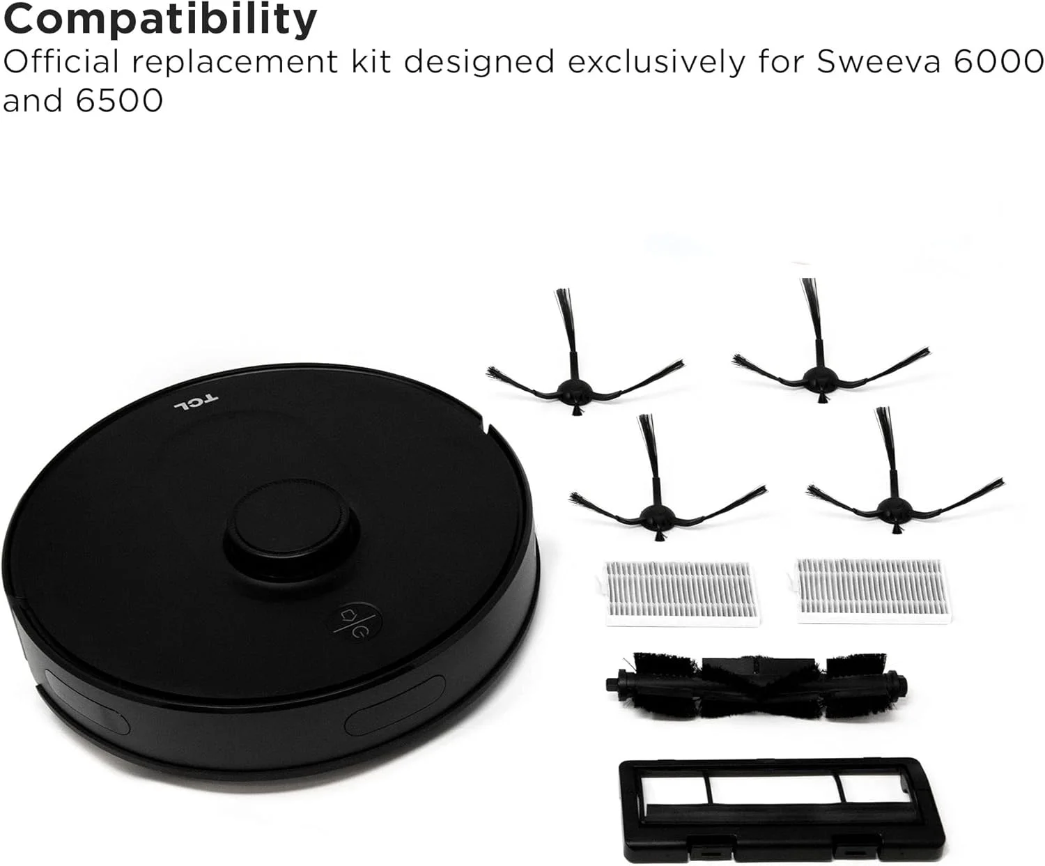 TCL RVR3A Robot Vacuum Accessory Kit, White TCL RVR3A Robot Vacuum Accessory Kit, White
