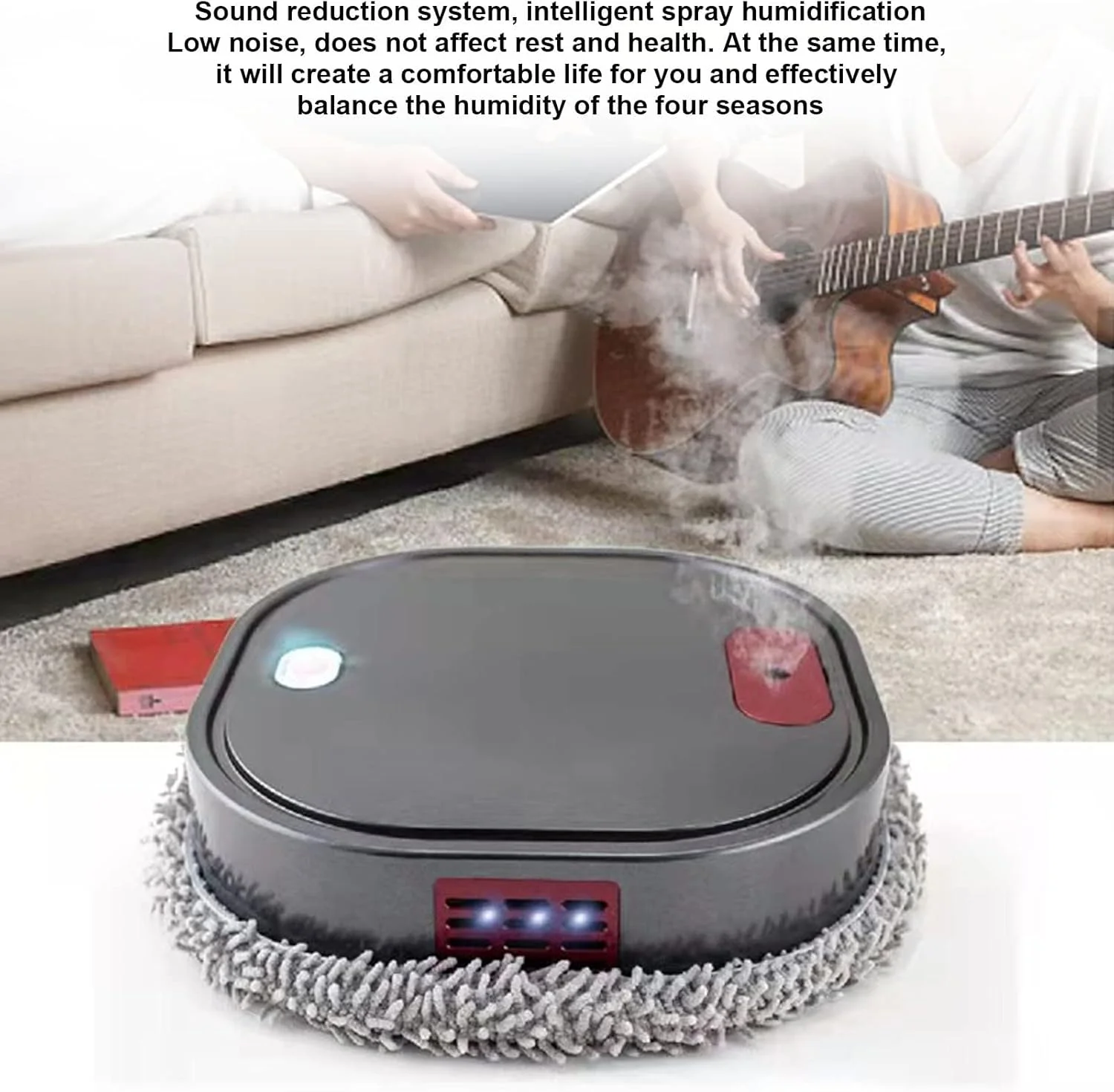 SYOSI Smart Robot Vacuum Cleaner, 2 in 1 Automatic Robotic Sweeping and Mopping, Sweep Mop Vacuum Clean Up to 90 Minutes Runtime for Pet Hair Hard Floor Carpet Clean SYOSI Smart Robot Vacuum Cleaner, 2 in 1 Automatic Robotic Sweeping and Mopping, Sweep Mop Vacuum Clean Up to 90 Minutes Runtime for Pet Hair Hard Floor Carpet Clean