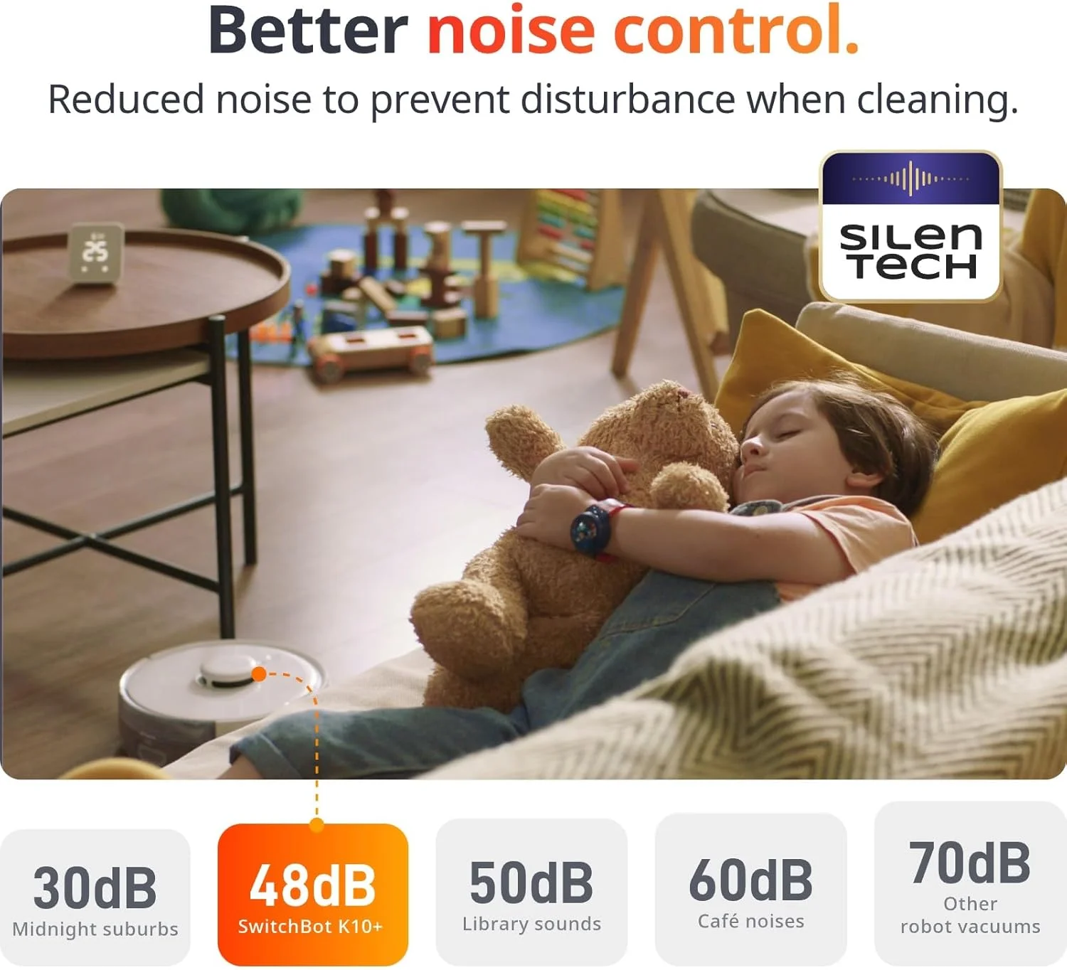 جاروبرقی رباتیک کوچک SwitchBot K10+ با پوشش بالا، تخلیه خودکار تا 70 روز بدون نیاز به دخالت دست، جاروبرقی رباتیک با ناوبری LiDAR، تمیز کردن سفارشی، قدرتمند و در عین حال بی صدا، سازگار با الکسا جاروبرقی رباتیک کوچک SwitchBot K10+ با پوشش بالا، تخلیه خودکار تا 70 روز بدون نیاز به دخالت دست، جاروبرقی رباتیک با ناوبری LiDAR، تمیز کردن سفارشی، قدرتمند و در عین حال بی صدا، سازگار با الکسا
