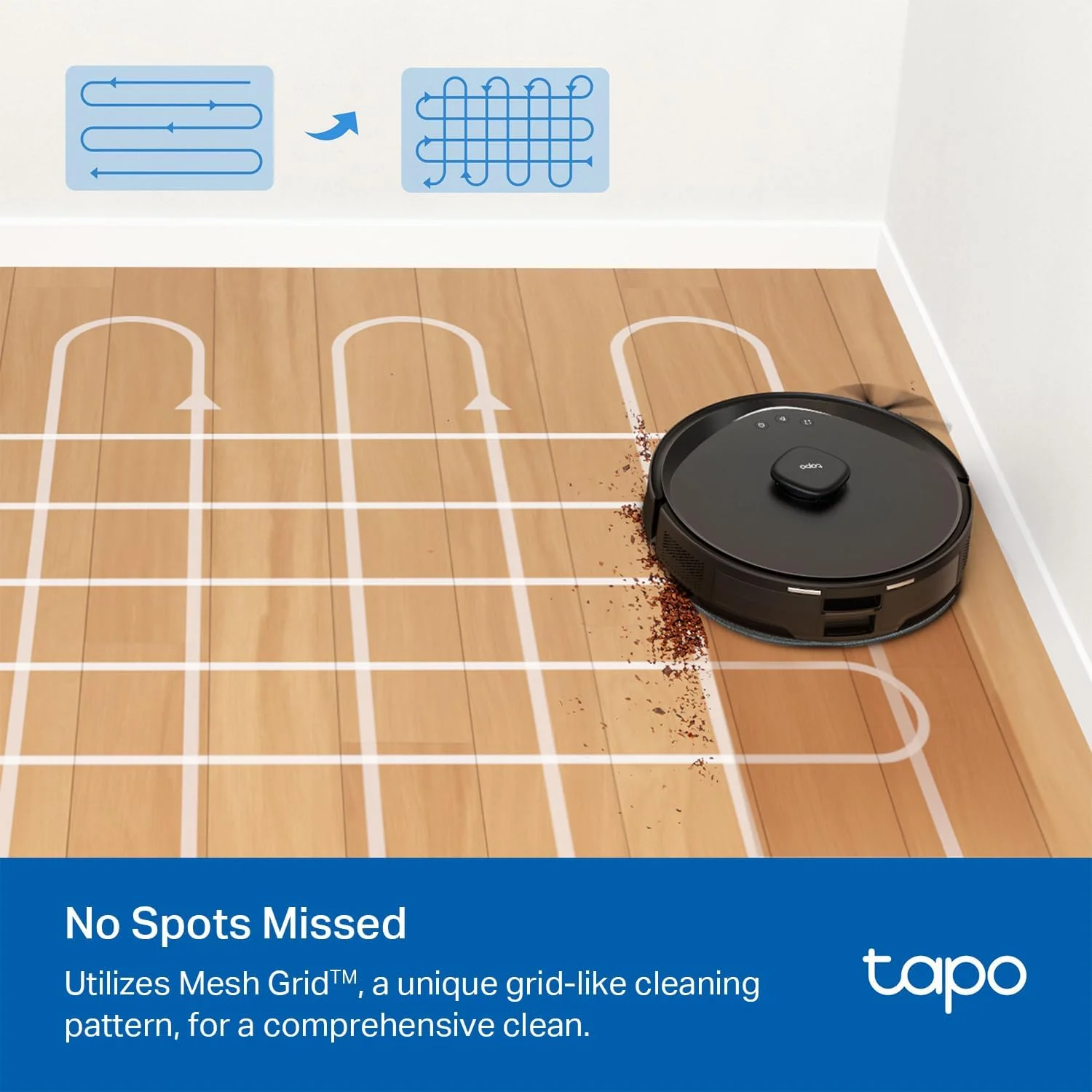 جاروبرقی رباتیک و تی شوی هوشمند Tapo با مسیریابی LiDAR، حداکثر قدرت مکش 5300Pa، نرخ جمع آوری گرد و غبار 97%+، تمیز کردن قابل تنظیم، شارژ خودکار، سازگار با الکسا و گوگل هوم، مدل RV30 Max جاروبرقی رباتیک و تی شوی هوشمند Tapo با مسیریابی LiDAR، حداکثر قدرت مکش 5300Pa، نرخ جمع آوری گرد و غبار 97%+، تمیز کردن قابل تنظیم، شارژ خودکار، سازگار با الکسا و گوگل هوم، مدل RV30 Max