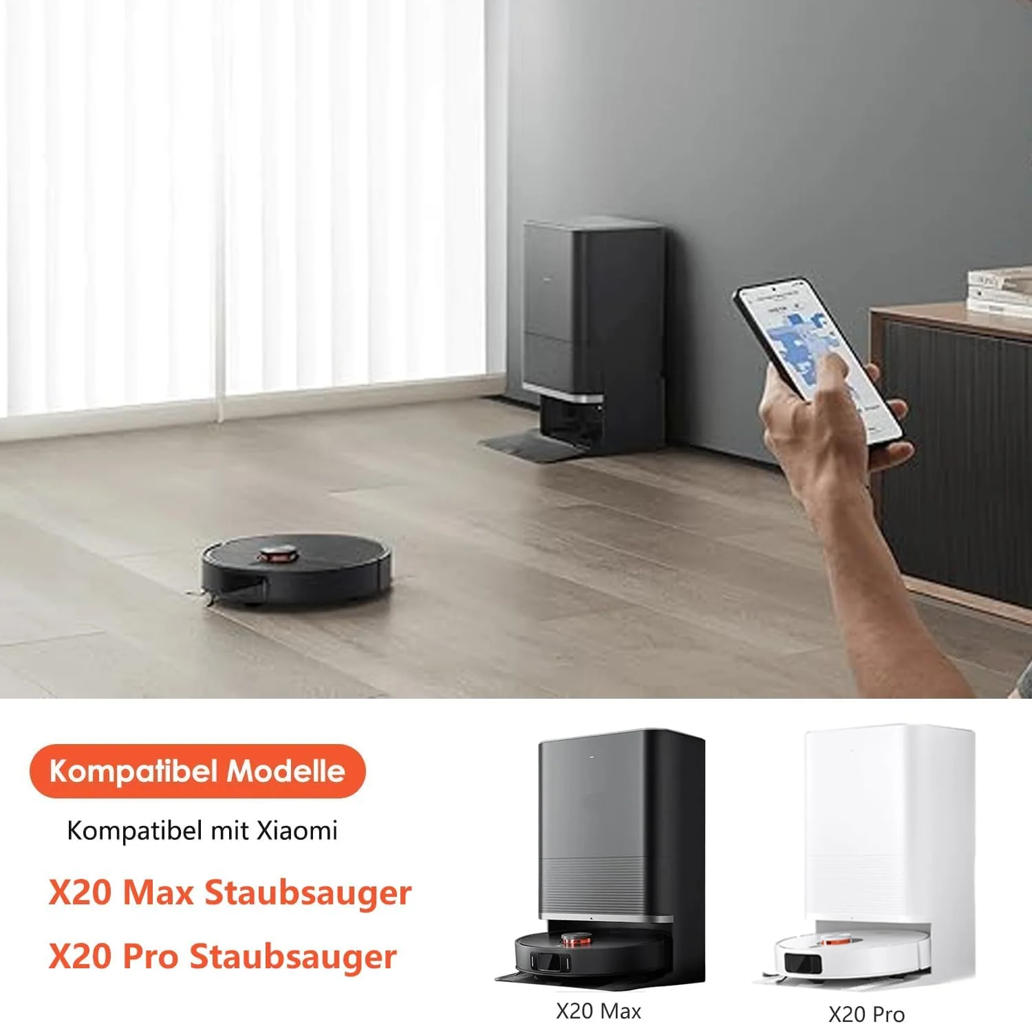 ست لوازم جانبی Saprdii برای جاروبرقی رباتیک Xiaomi X20 Max / X20 Pro، 1 برس رولی، 6 کیسه گرد و غبار، 4 دستمال مرطوب، 2 فیلتر، 4 برس جانبی، قطعات جایگزین لوازم جانبی جاروبرقی رباتیک ست لوازم جانبی Saprdii برای جاروبرقی رباتیک Xiaomi X20 Max / X20 Pro، 1 برس رولی، 6 کیسه گرد و غبار، 4 دستمال مرطوب، 2 فیلتر، 4 برس جانبی، قطعات جایگزین لوازم جانبی جاروبرقی رباتیک