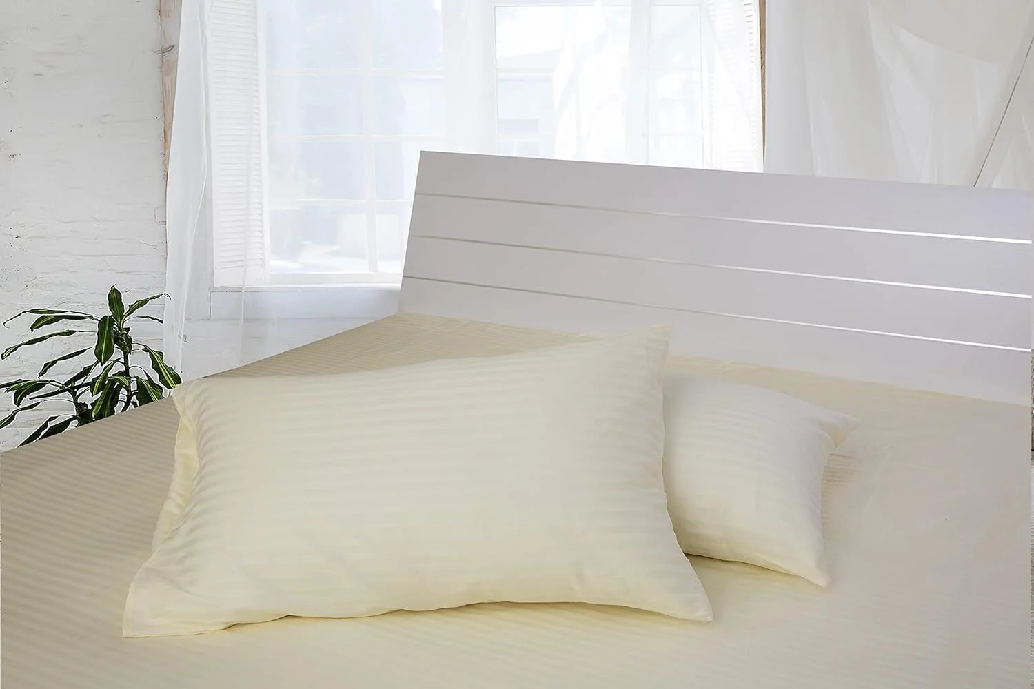 ست دو عددی روبالشتی استاندارد Hotel Linen Klub - ساتن 250TC پنبه 100% لوکس با طرح راه راه ظریف 1 سانتی متری، سایز: 50 × 75 سانتی متر، کرم ملایم برای لمسی از ظرافت در اتاق خواب شما ست دو عددی روبالشتی استاندارد Hotel Linen Klub - ساتن 250TC پنبه 100% لوکس با طرح راه راه ظریف 1 سانتی متری، سایز: 50 × 75 سانتی متر، کرم ملایم برای لمسی از ظرافت در اتاق خواب شما