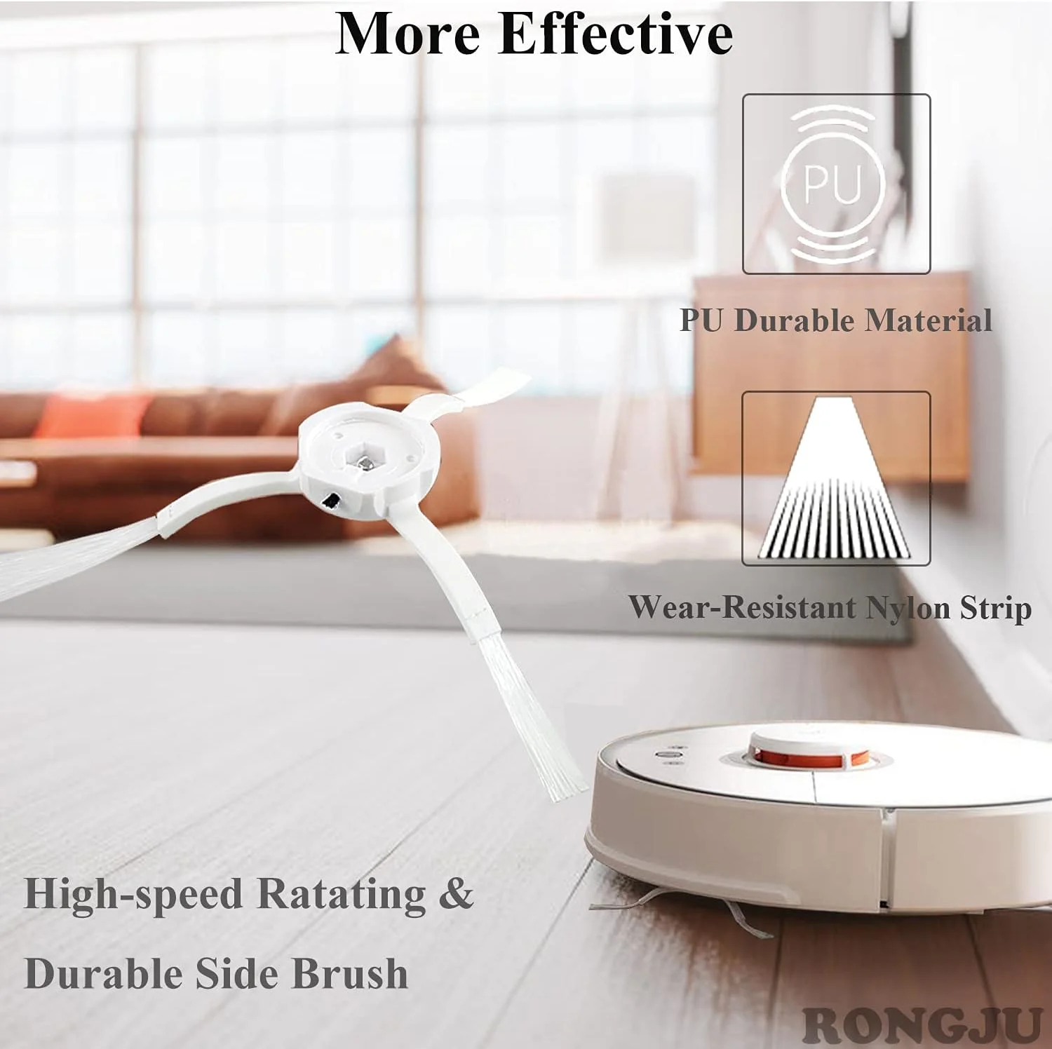 کیت لوازم جانبی RONGJU برای جاروبرقی رباتیک Roborock S5 S6 E20 E25 E35 S50 Xiaomi Mi Mijia، بسته 22 عددی قطعات جایگزین شامل 2 برس اصلی، 6 برس جانبی، 4 فیلتر هپا، 4 پارچه تمیز کننده و 6 فیلتر مخزن آب کیت لوازم جانبی RONGJU برای جاروبرقی رباتیک Roborock S5 S6 E20 E25 E35 S50 Xiaomi Mi Mijia، بسته 22 عددی قطعات جایگزین شامل 2 برس اصلی، 6 برس جانبی، 4 فیلتر هپا، 4 پارچه تمیز کننده و 6 فیلتر مخزن آب