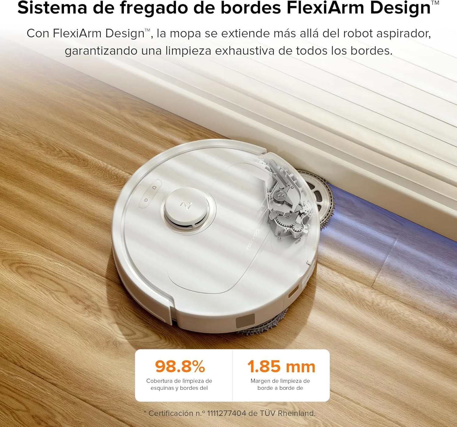 جاروبرقی رباتیک Roborock Qrevo Pro با برسهای جانبی FlexiArm، جاروبرقی رباتیک با ایستگاه اتوماتیک پشتیبانی از شستشوی تیها با آب گرم و بازسازی هوشمند 7000 پاسکال جاروبرقی رباتیک Roborock Qrevo Pro با برسهای جانبی FlexiArm، جاروبرقی رباتیک با ایستگاه اتوماتیک پشتیبانی از شستشوی تیها با آب گرم و بازسازی هوشمند 7000 پاسکال