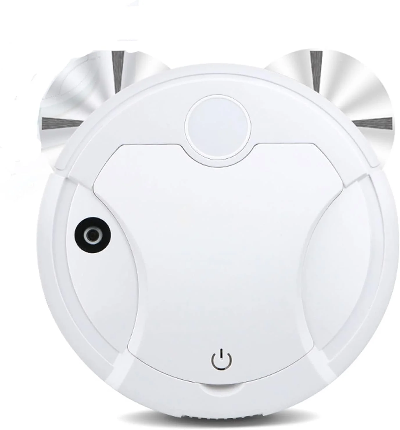 3-in-1 Robot Vacuum Cleaner - Smart Mopping & Vacuuming with Precise Water Spray, UV Sterilization for Pet Hair/Marble/Ceramic Floors (White, Energy Class A, App-Controlled)