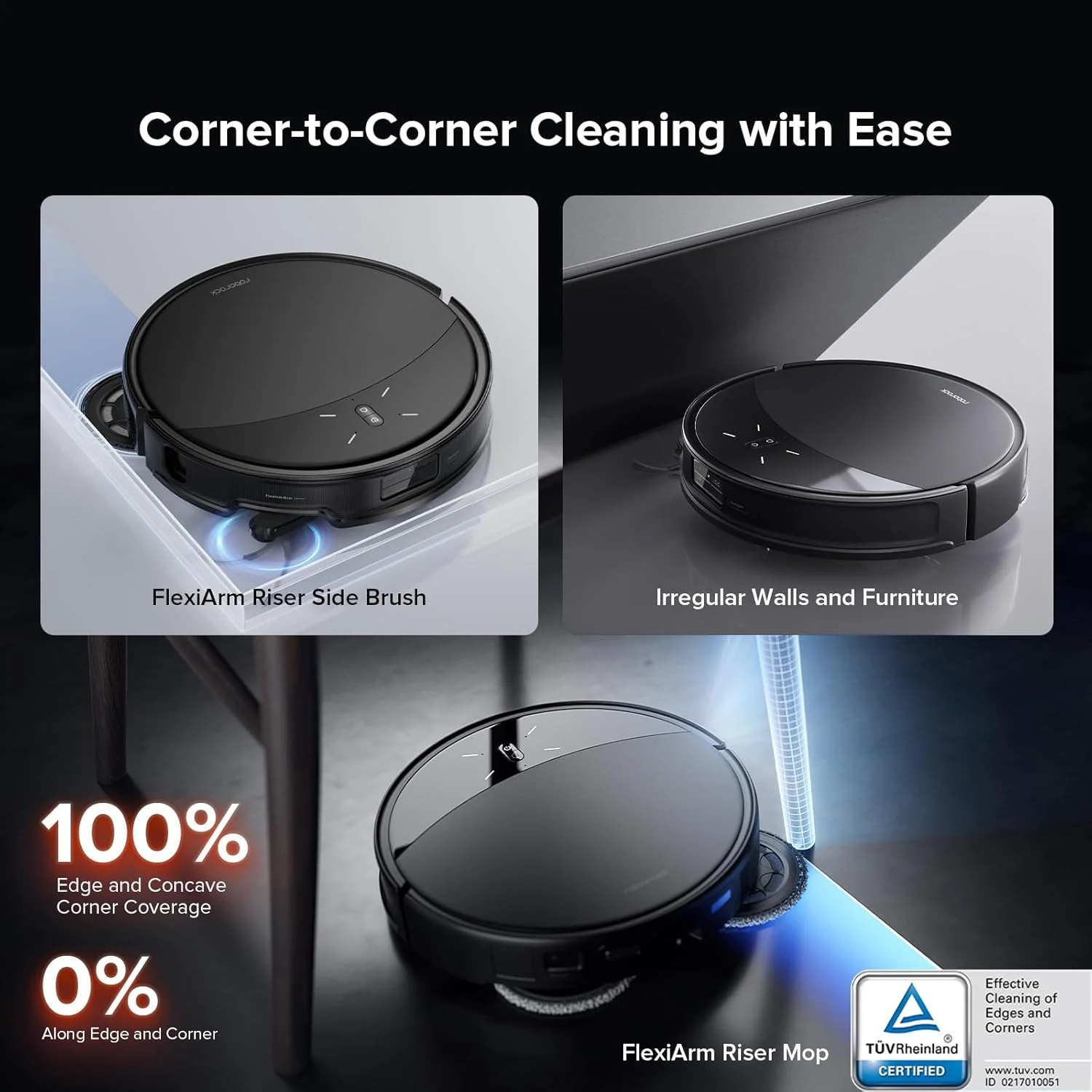 roborock Saros 10R Robot Vacuum and Mop, Black roborock Saros 10R Robot Vacuum and Mop, Black