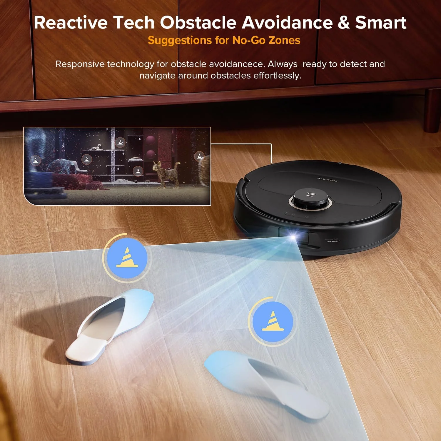 جاروبرقی رباتیک و تی شوی Roborock Qrevo 5AE (ارتقا یافته از S7 Max Ultra)، مکش 12000Pa، تی کشی لبه FlexiArm، برس های ضد گره دوتایی، بلند کردن تی 10 میلی متری و شستشو و خشک کردن خودکار، تخلیه و پر کردن خودکار جاروبرقی رباتیک و تی شوی Roborock Qrevo 5AE (ارتقا یافته از S7 Max Ultra)، مکش 12000Pa، تی کشی لبه FlexiArm، برس های ضد گره دوتایی، بلند کردن تی 10 میلی متری و شستشو و خشک کردن خودکار، تخلیه و پر کردن خودکار