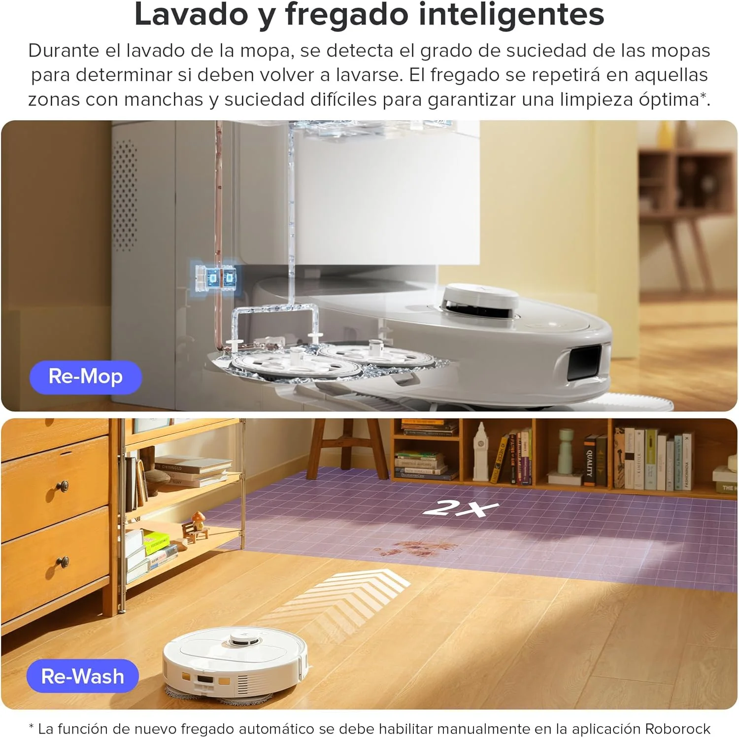 جاروبرقی رباتیک Roborock Qrevo Pro با برسهای جانبی FlexiArm، جاروبرقی رباتیک با ایستگاه اتوماتیک پشتیبانی از شستشوی تیها با آب گرم و بازسازی هوشمند 7000 پاسکال جاروبرقی رباتیک Roborock Qrevo Pro با برسهای جانبی FlexiArm، جاروبرقی رباتیک با ایستگاه اتوماتیک پشتیبانی از شستشوی تیها با آب گرم و بازسازی هوشمند 7000 پاسکال
