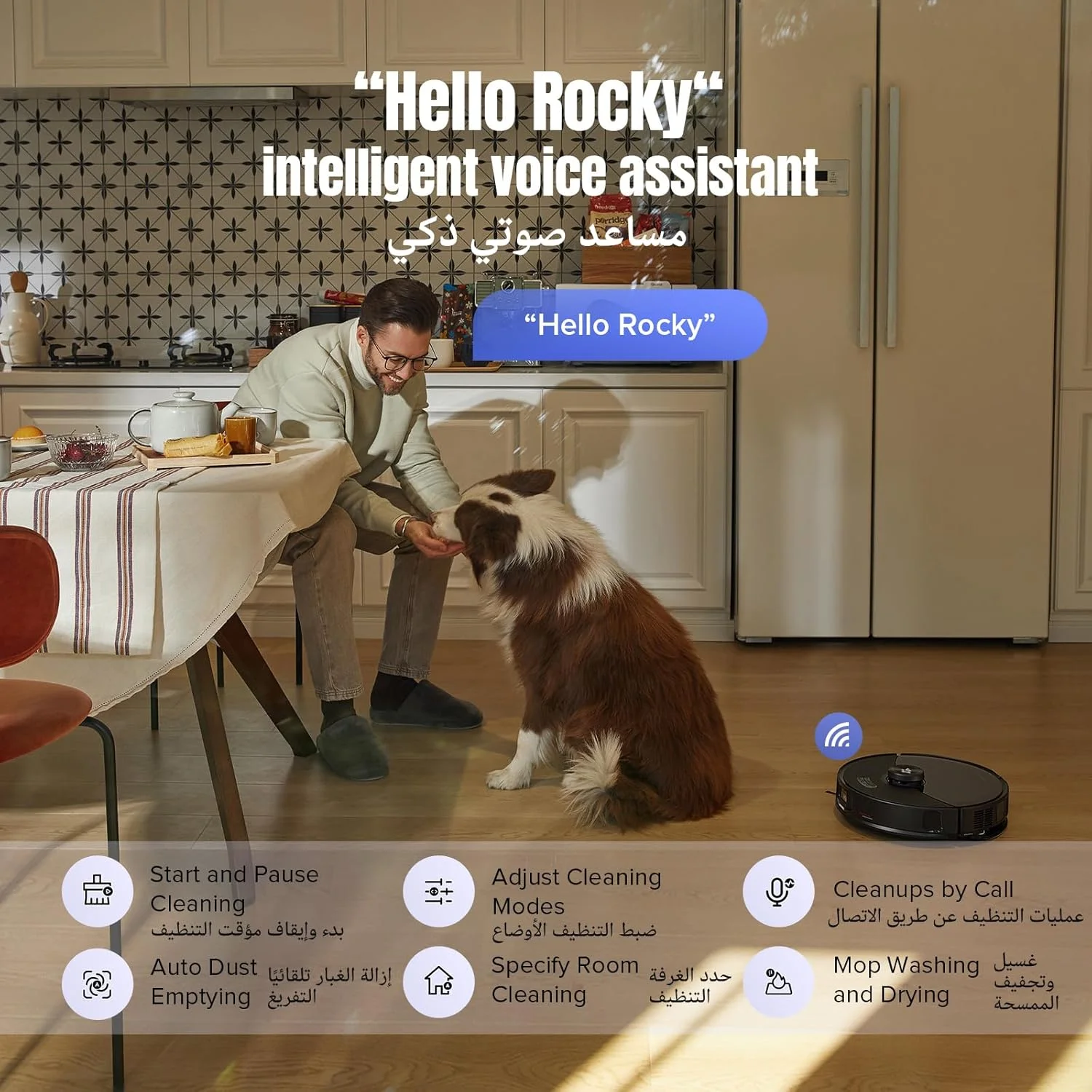 roborock S8 MaxV Ultra Robot Vacuum & Sonic Mop, 10000 Pa Suction,Deep Cleaning, Hot Air Self-Drying, Auto Empty & Refill, Obstacle Avoidance roborock S8 MaxV Ultra Robot Vacuum & Sonic Mop, 10000 Pa Suction,Deep Cleaning, Hot Air Self-Drying, Auto Empty & Refill, Obstacle Avoidance