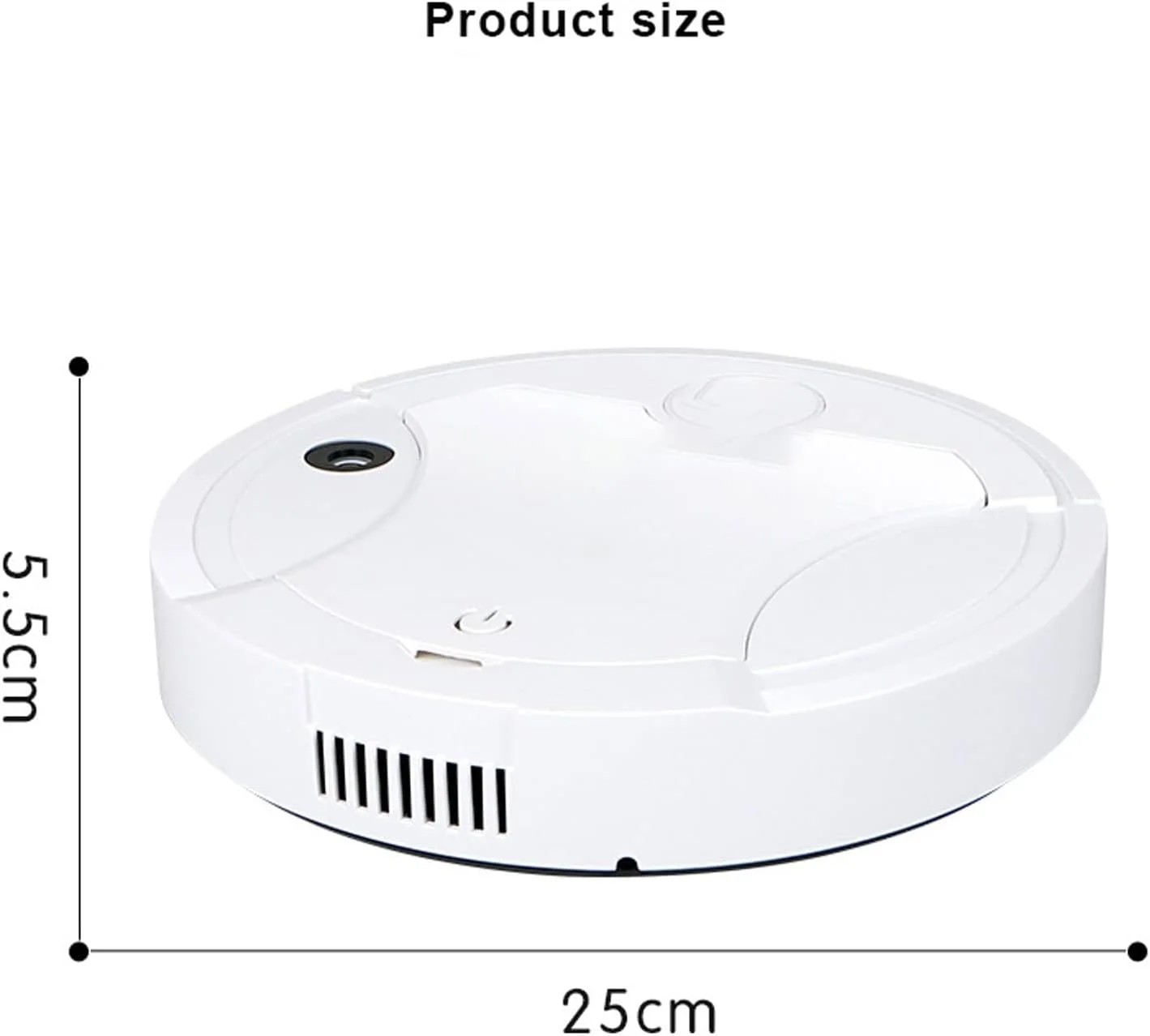 3-in-1 Robot Vacuum Cleaner - Smart Mopping & Vacuuming with Precise Water Spray, UV Sterilization for Pet Hair/Marble/Ceramic Floors (White, Energy Class A, App-Controlled) 3-in-1 Robot Vacuum Cleaner - Smart Mopping & Vacuuming with Precise Water Spray, UV Sterilization for Pet Hair/Marble/Ceramic Floors (White, Energy Class A, App-Controlled)