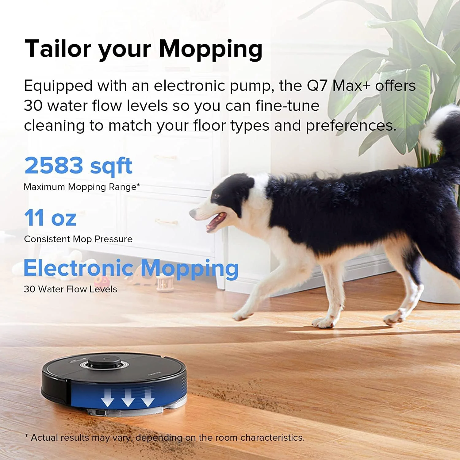 جاروبرقی رباتیک Roborock Q7 Max+، تمیز کردن بدون دخالت دست تا 7 هفته، جاروبرقی رباتیک با قابلیت تی کشی کنترل شده توسط برنامه، مکش 4200Pa، مناطق بدون تی و بدون رفتن، 180 دقیقه زمان کارکرد، سازگار با الکسا (مشکی) جاروبرقی رباتیک Roborock Q7 Max+، تمیز کردن بدون دخالت دست تا 7 هفته، جاروبرقی رباتیک با قابلیت تی کشی کنترل شده توسط برنامه، مکش 4200Pa، مناطق بدون تی و بدون رفتن، 180 دقیقه زمان کارکرد، سازگار با الکسا (مشکی)