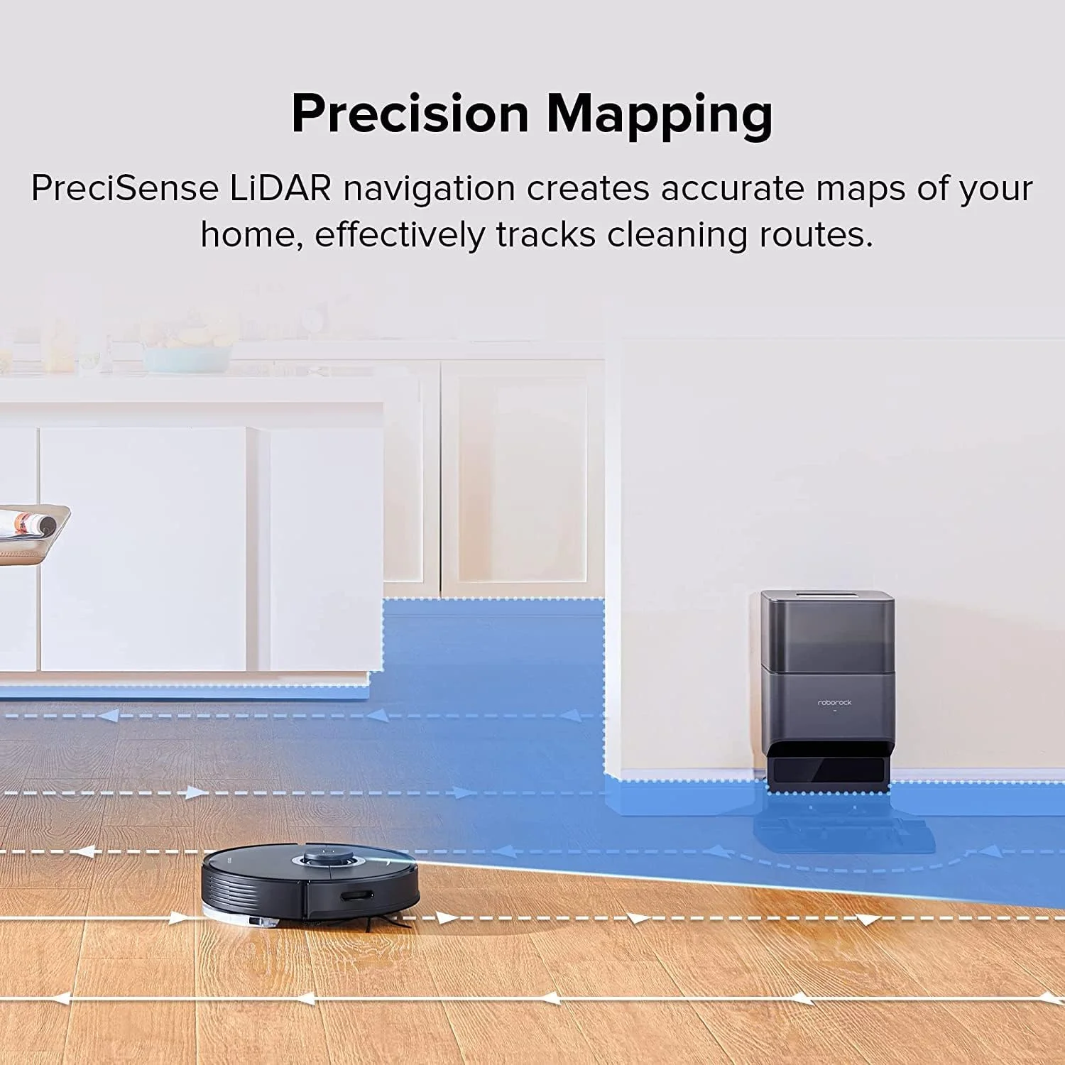 جاروبرقی رباتیک Roborock Q7 Max+، تمیز کردن بدون دخالت دست تا 7 هفته، جاروبرقی رباتیک با قابلیت تی کشی کنترل شده توسط برنامه، مکش 4200Pa، مناطق بدون تی و بدون رفتن، 180 دقیقه زمان کارکرد، سازگار با الکسا (مشکی) جاروبرقی رباتیک Roborock Q7 Max+، تمیز کردن بدون دخالت دست تا 7 هفته، جاروبرقی رباتیک با قابلیت تی کشی کنترل شده توسط برنامه، مکش 4200Pa، مناطق بدون تی و بدون رفتن، 180 دقیقه زمان کارکرد، سازگار با الکسا (مشکی)