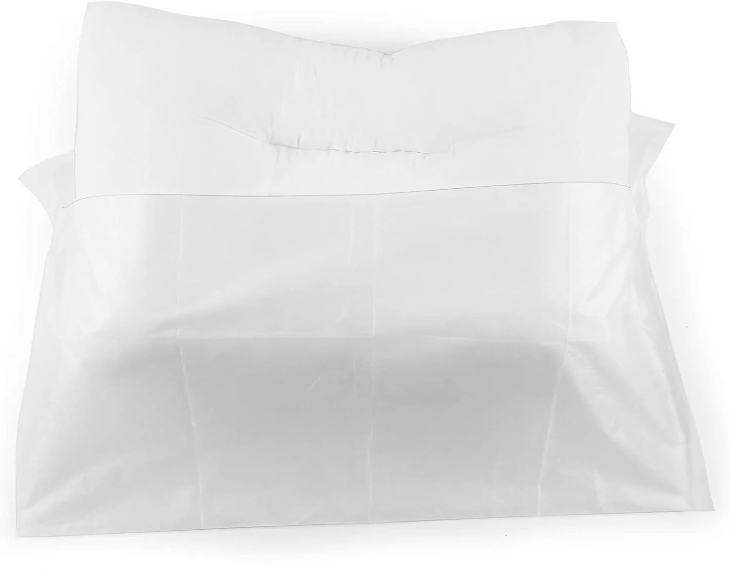 KASTWAVE 20 Pieces Disposable Pillow Cases, 32 x 20 Inches White Pillowfor Hotels Single Use Pillowcase, Disposable Home Bedding Supplies KASTWAVE 20 Pieces Disposable Pillow Cases, 32 x 20 Inches White Pillowfor Hotels Single Use Pillowcase, Disposable Home Bedding Supplies
