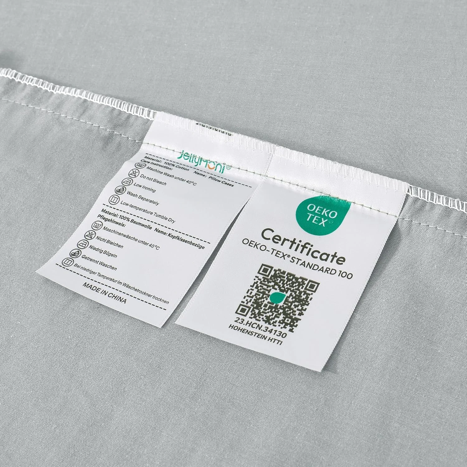 روکش کوسن Jellymoni، ابعاد 80 در 80 سانتی متر، ست 2 عددی روبالشی، خاکستری روشن، از جنس پنبه Oeko-Tex 100% پنبه شسته شده، روبالشی با زیپ مخفی، نرم، ست 2 عددی روکش کوسن برای کوسن های 80 در 80 سانتی متر روکش کوسن Jellymoni، ابعاد 80 در 80 سانتی متر، ست 2 عددی روبالشی، خاکستری روشن، از جنس پنبه Oeko-Tex 100% پنبه شسته شده، روبالشی با زیپ مخفی، نرم، ست 2 عددی روکش کوسن برای کوسن های 80 در 80 سانتی متر