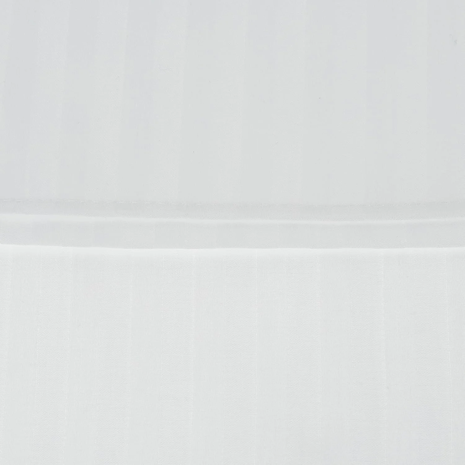 Kingtex White Satin Stripe Pillow Cover 2Pcs Set, 50X75cm, Plc11181.1 Kingtex White Satin Stripe Pillow Cover 2Pcs Set, 50X75cm, Plc11181.1