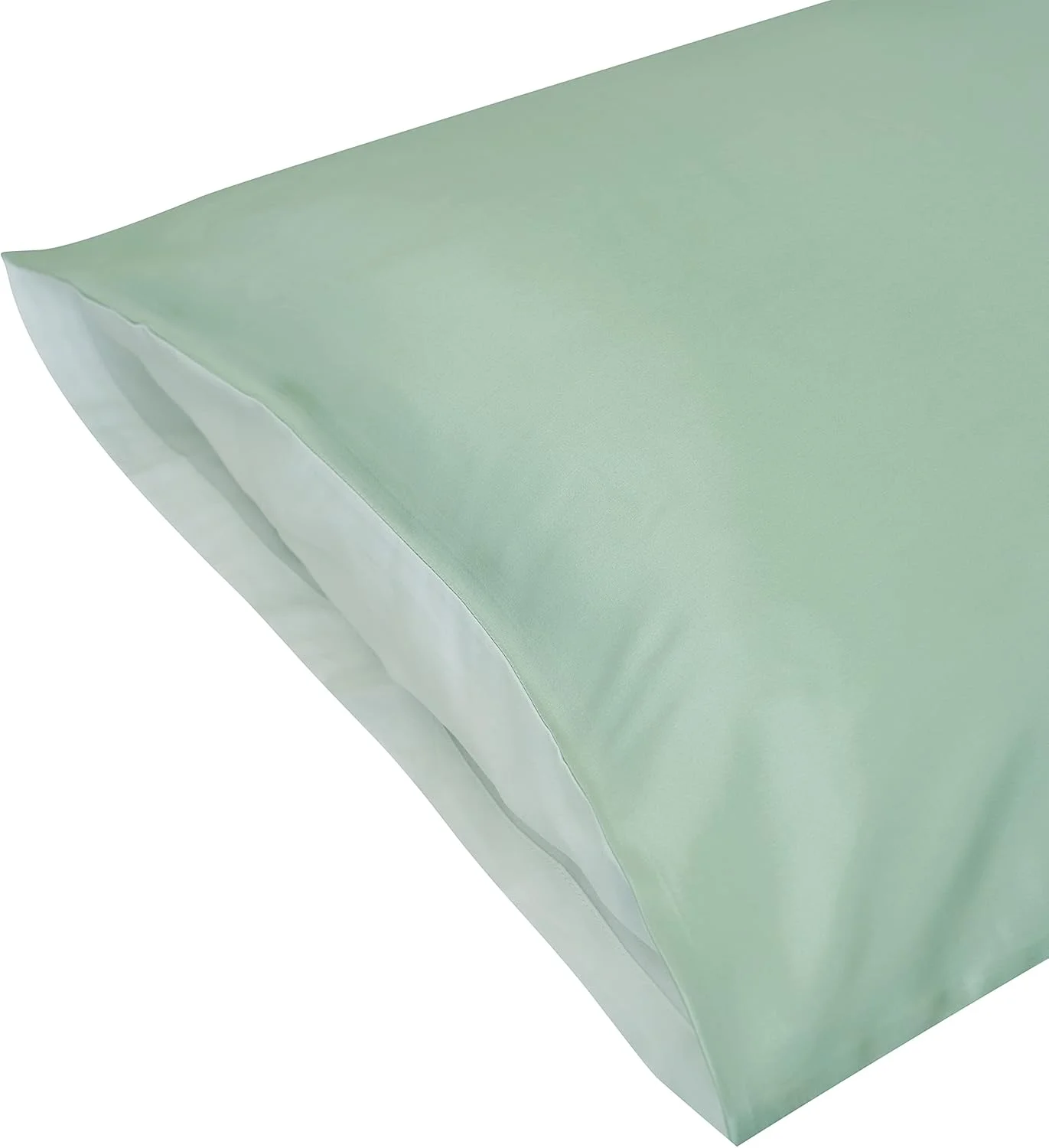 Jasmine Silk 100% Pure Mulberry Silk 19 Momme Charmeuse Silk Pillowcase With Cotton underside 1pc 50 x 75 cm Hypoallergenic (Duck egg) Jasmine Silk 100% Pure Mulberry Silk 19 Momme Charmeuse Silk Pillowcase With Cotton underside 1pc 50 x 75 cm Hypoallergenic (Duck egg)