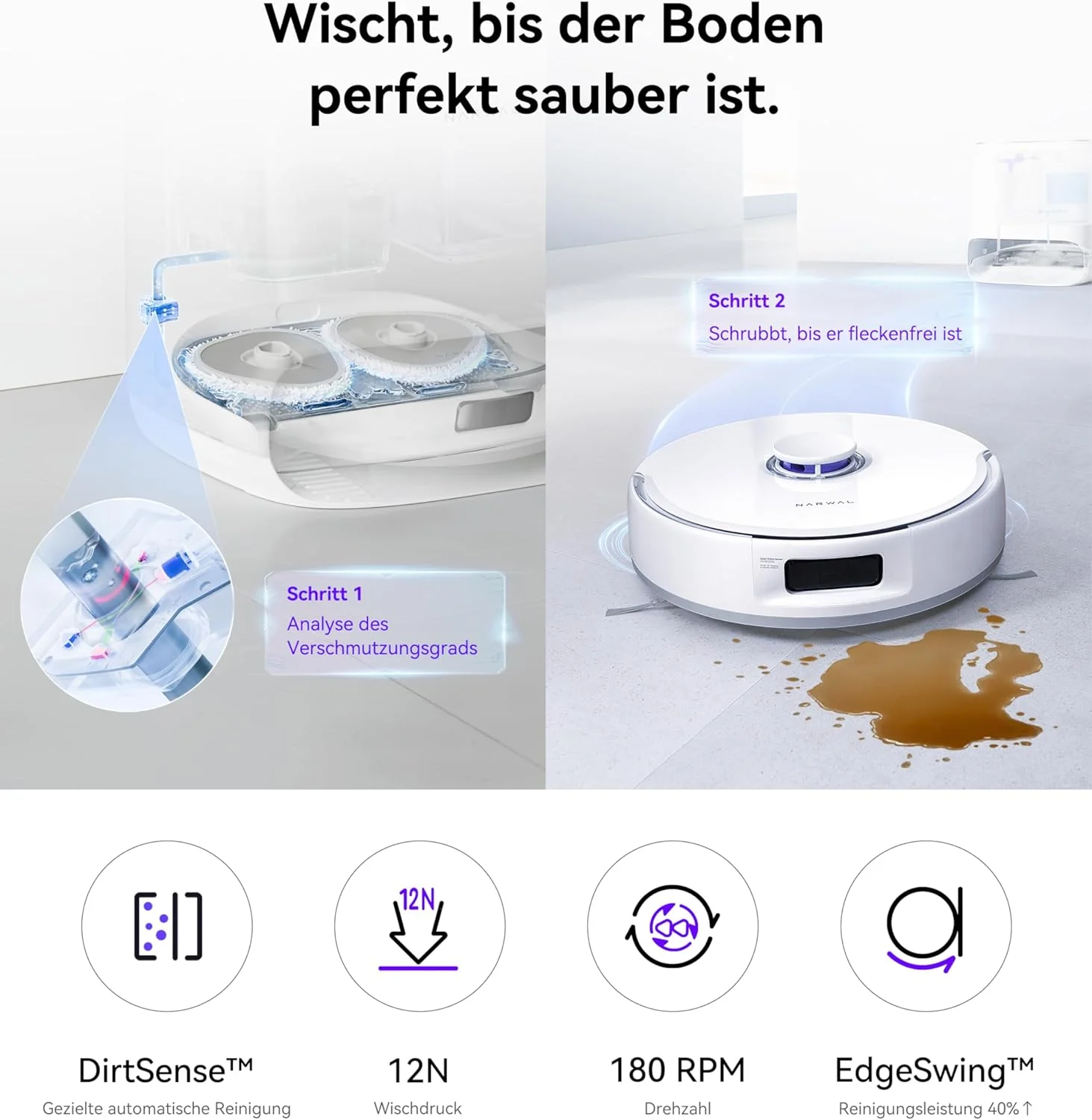 جاروبرقی رباتیک و تی شوی ناروال Freo X Ultra جاروبرقی رباتیک و تی شوی ناروال Freo X Ultra