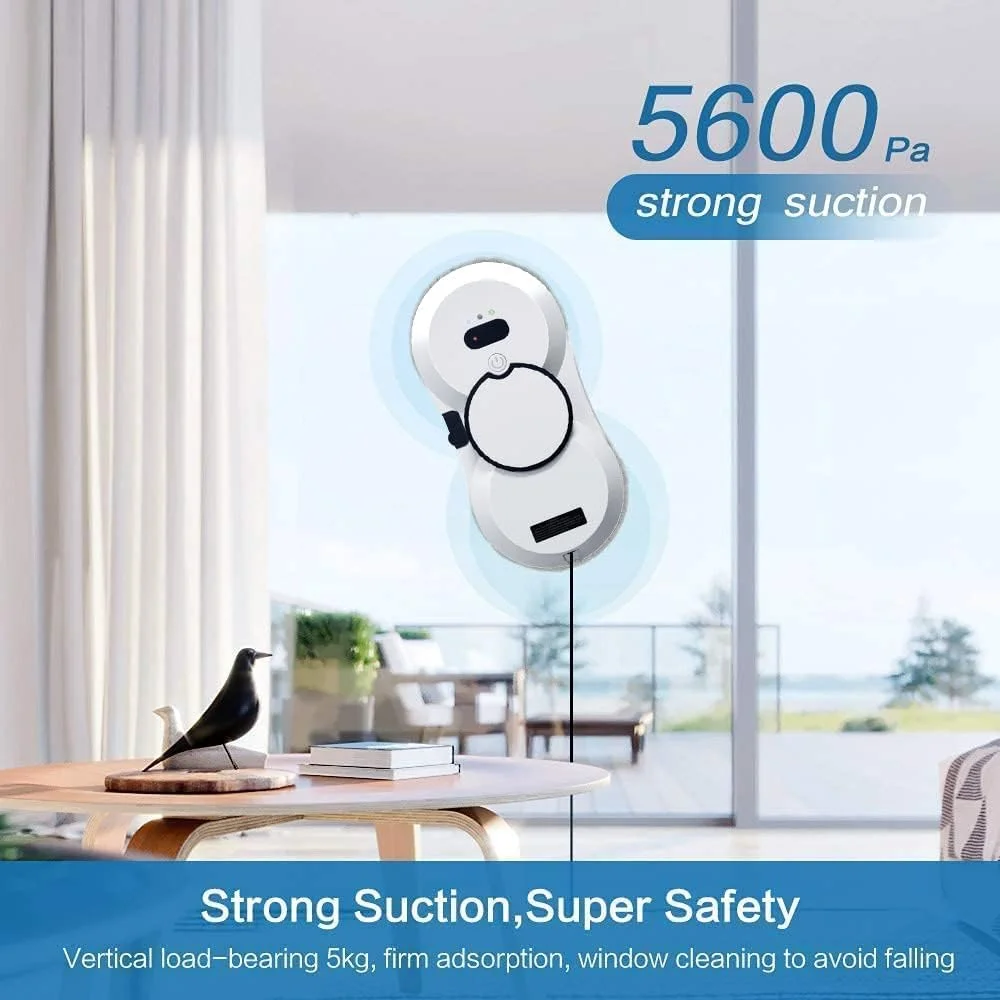 جاروبرقی رباتیک MAKINGTEC، ربات تمیز کننده پنجره، تمیز کردن چند سطحی، تمیز کردن لبه ها، اسپری خودکار آب، شیشه، کاشی، آینه