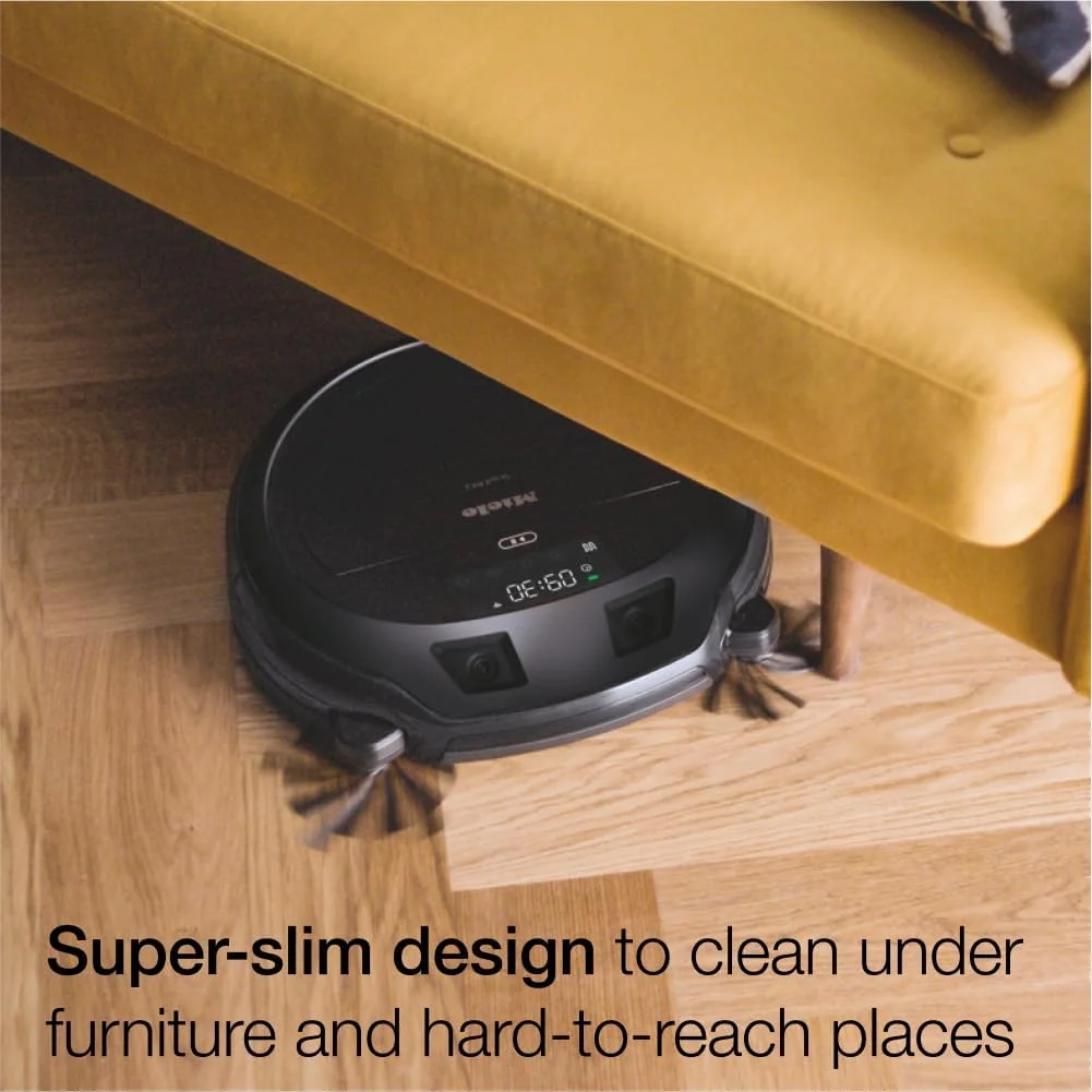 جاروبرقی رباتیک Miele 11830090 Scout RX3 با قدرت تمیز کنندگی Quattro، مسیریابی هوشمند سه بعدی، فناوری محافظت از مبلمان و عمر باتری 60 دقیقه، مشکی ابسیدین جاروبرقی رباتیک Miele 11830090 Scout RX3 با قدرت تمیز کنندگی Quattro، مسیریابی هوشمند سه بعدی، فناوری محافظت از مبلمان و عمر باتری 60 دقیقه، مشکی ابسیدین