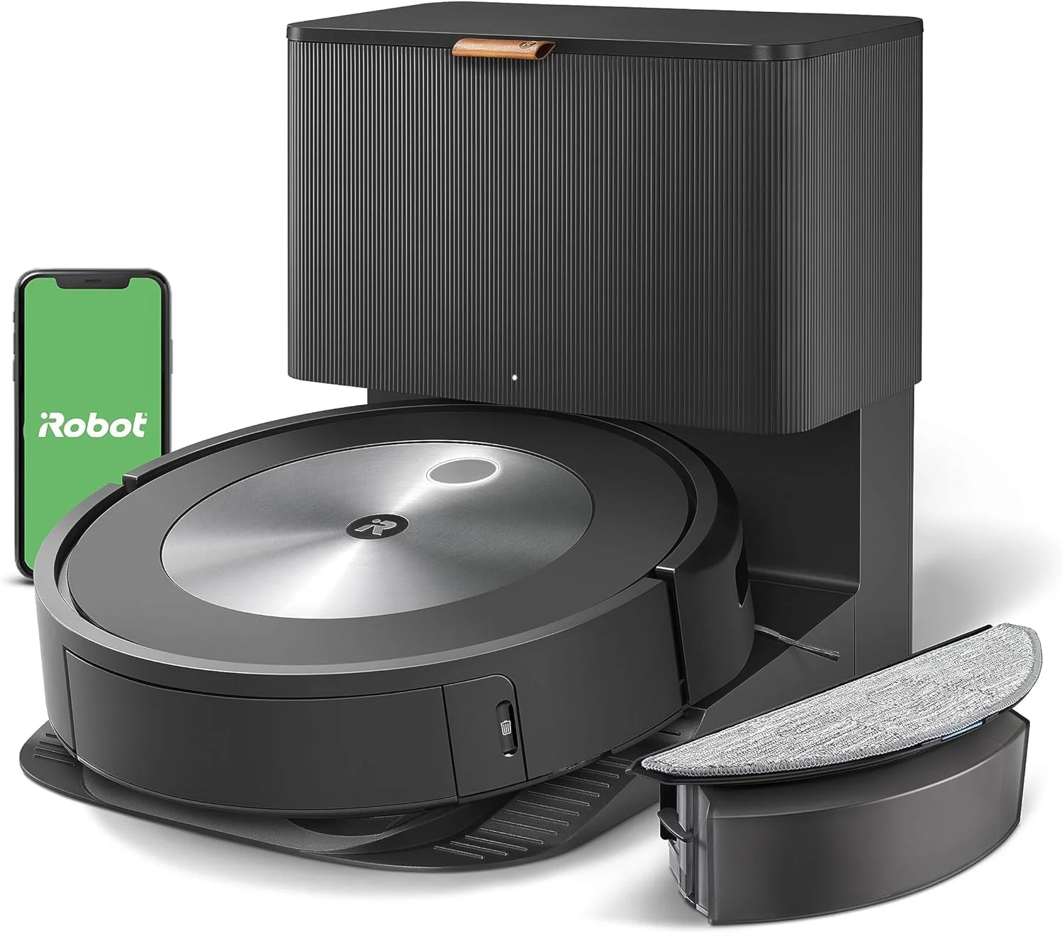 جاروبرقی رباتیک و تی شوی خودکار iRobot Roomba Combo j5+ - شناسایی و اجتناب از موانع مانند مدفوع حیوانات خانگی و سیم ها، تخلیه خودکار تا 60 روز، تمیز کردن بر اساس اتاق با نقشه برداری هوشمند، سازگار با Alexa جاروبرقی رباتیک و تی شوی خودکار iRobot Roomba Combo j5+ - شناسایی و اجتناب از موانع مانند مدفوع حیوانات خانگی و سیم ها، تخلیه خودکار تا 60 روز، تمیز کردن بر اساس اتاق با نقشه برداری هوشمند، سازگار با Alexa