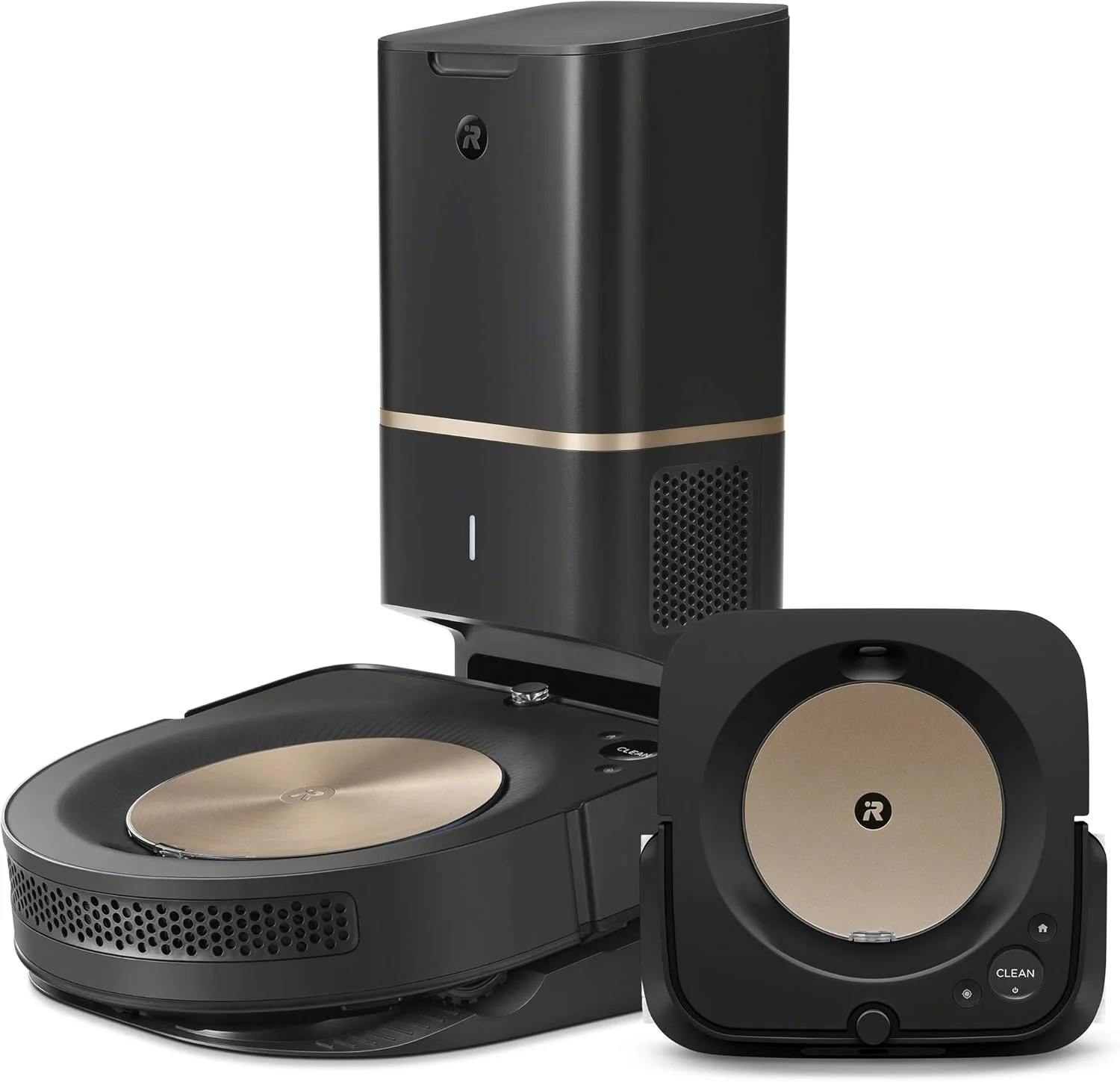 مجموعه جاروبرقی رباتیک Irobot Roomba S9+ (9550) و تی شوی رباتیک Braava Jet M6 (6112) - اتصال Wi-Fi، نقشه برداری هوشمند، مکش قدرتمند، اسپری دقیق، مناسب برای گوشه ها و لبه ها، ایده آل برای اتاق های متعدد