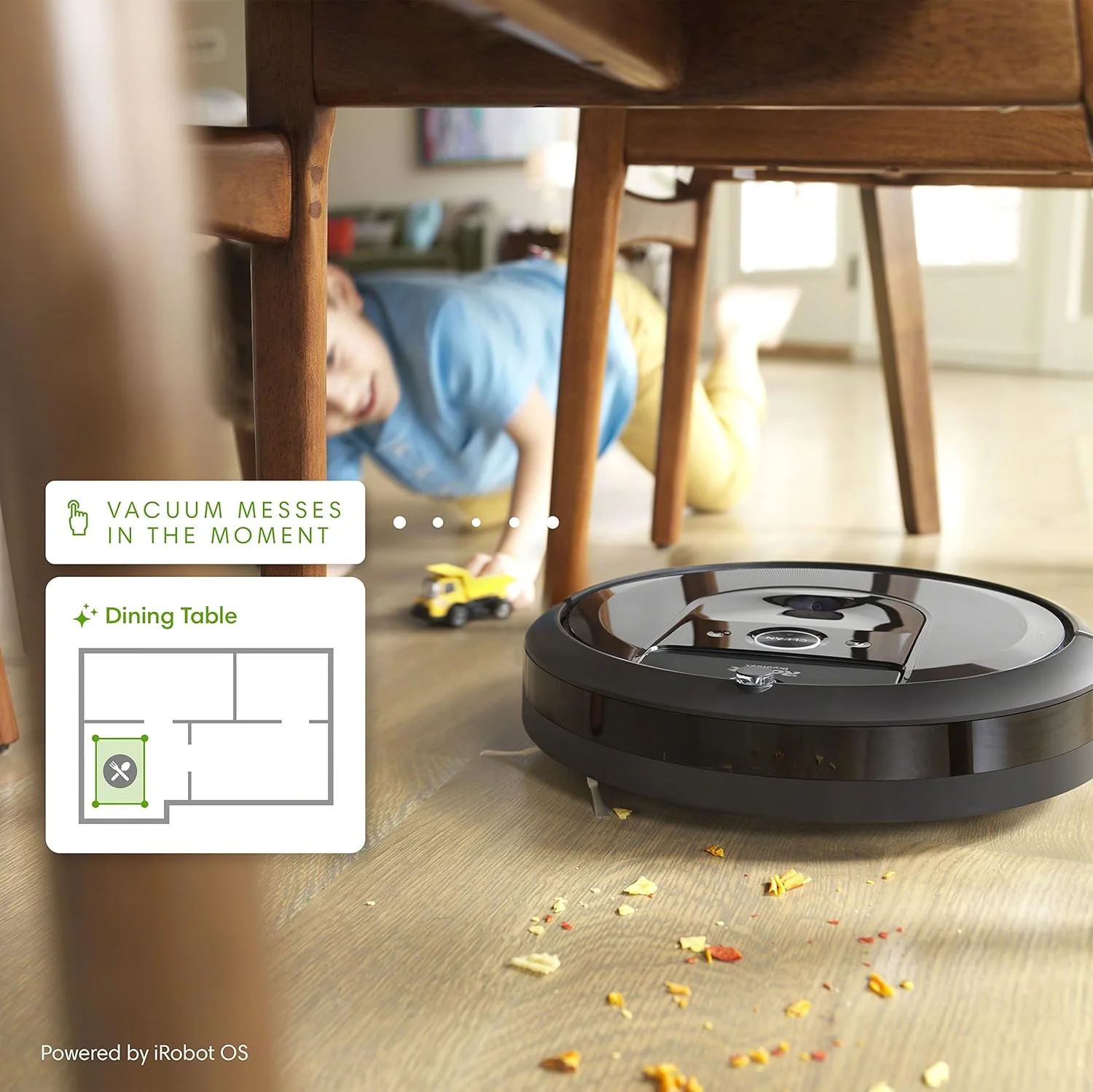 جاروبرقی رباتیک هوشمند iRobot Roomba i7 با قابلیت اتصال به Wi-Fi و نقشه برداری هوشمند (7150)، مشکی، i715020 جاروبرقی رباتیک هوشمند iRobot Roomba i7 با قابلیت اتصال به Wi-Fi و نقشه برداری هوشمند (7150)، مشکی، i715020