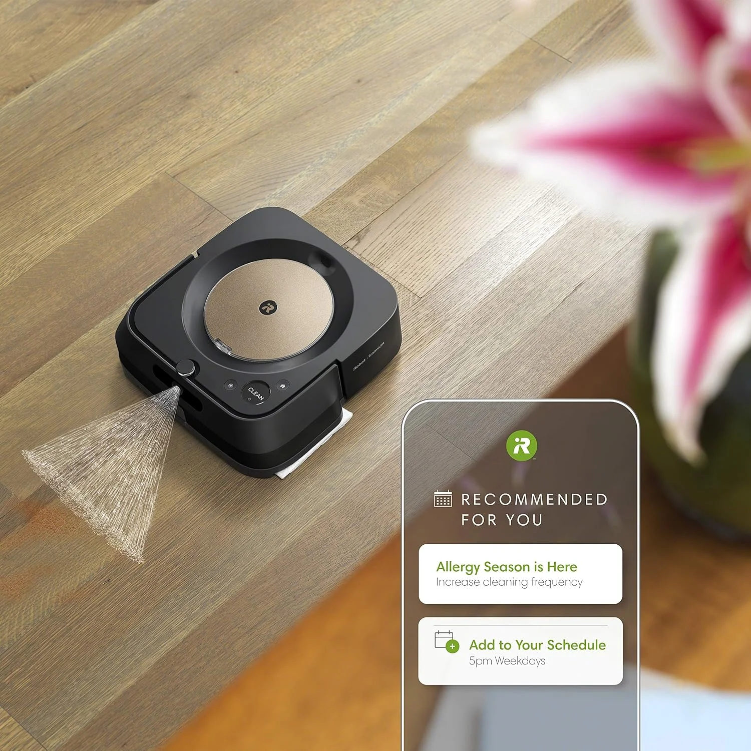 مجموعه جاروبرقی رباتیک Irobot Roomba S9+ (9550) و تی شوی رباتیک Braava Jet M6 (6112) - اتصال Wi-Fi، نقشه برداری هوشمند، مکش قدرتمند، اسپری دقیق، مناسب برای گوشه ها و لبه ها، ایده آل برای اتاق های متعدد مجموعه جاروبرقی رباتیک Irobot Roomba S9+ (9550) و تی شوی رباتیک Braava Jet M6 (6112) - اتصال Wi-Fi، نقشه برداری هوشمند، مکش قدرتمند، اسپری دقیق، مناسب برای گوشه ها و لبه ها، ایده آل برای اتاق های متعدد