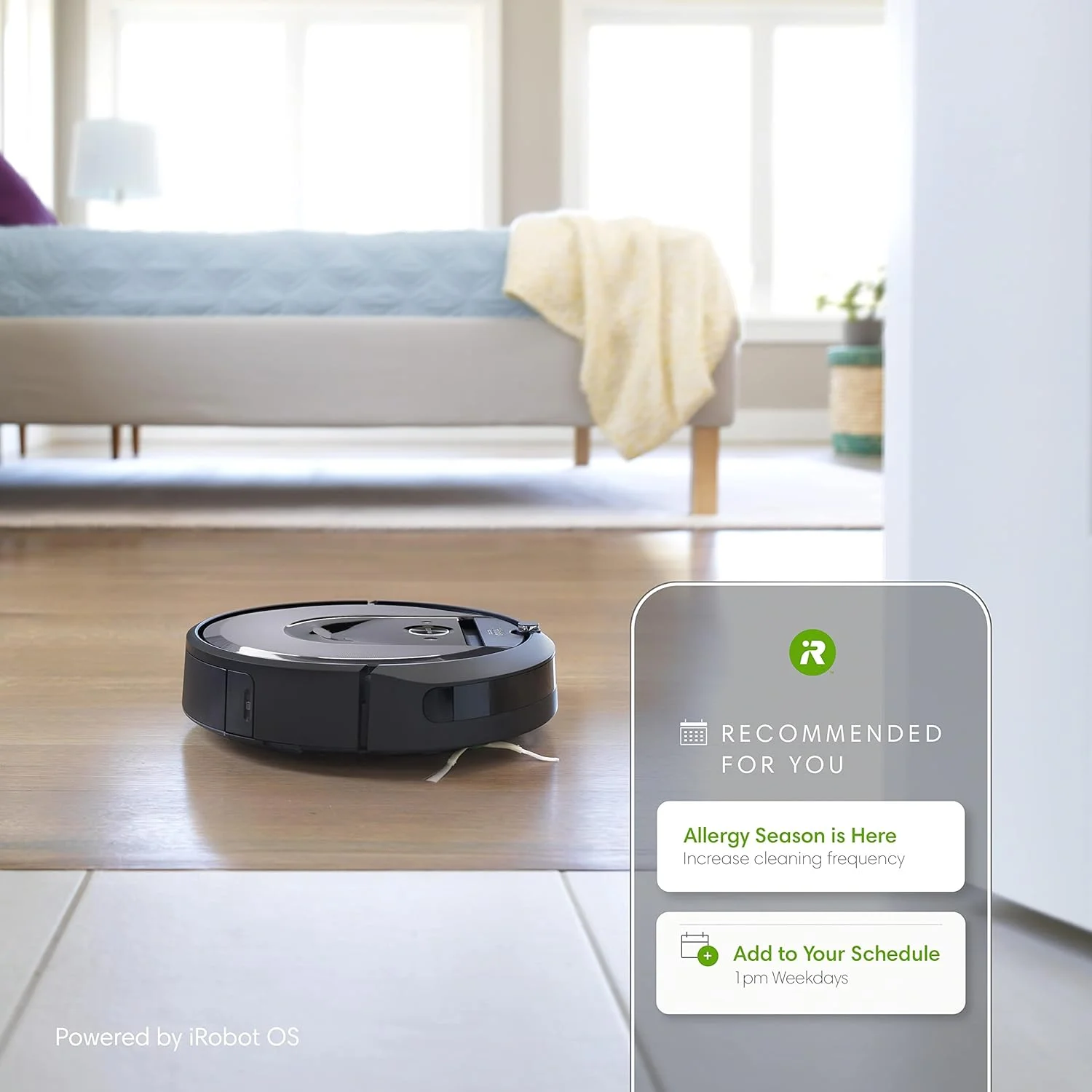 جاروبرقی رباتیک هوشمند iRobot Roomba i7 با قابلیت اتصال به Wi-Fi و نقشه برداری هوشمند (7150)، مشکی، i715020 جاروبرقی رباتیک هوشمند iRobot Roomba i7 با قابلیت اتصال به Wi-Fi و نقشه برداری هوشمند (7150)، مشکی، i715020