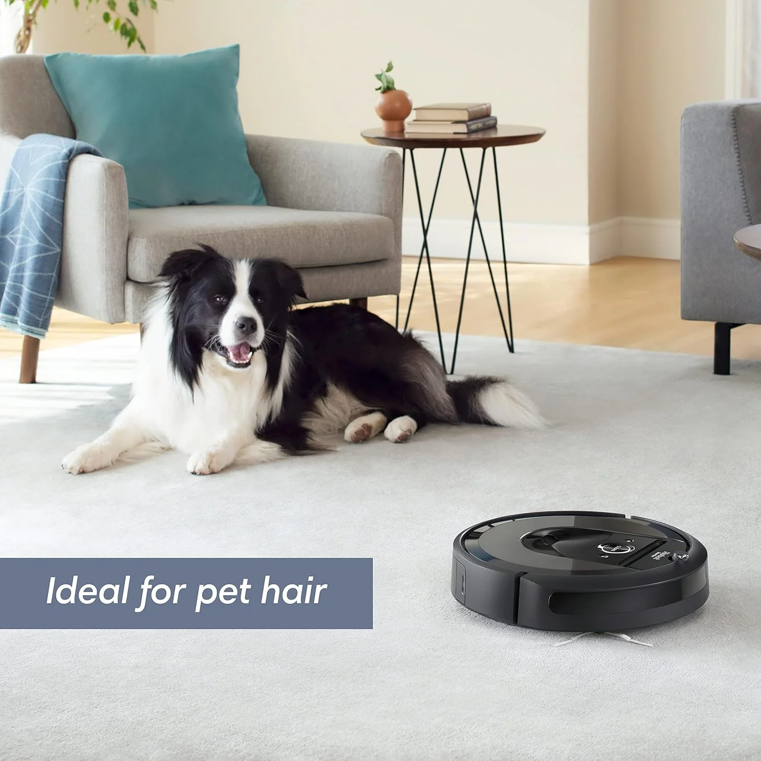 جاروبرقی رباتیک هوشمند iRobot Roomba i7 با قابلیت اتصال به Wi-Fi و نقشه برداری هوشمند (7150)، مشکی، i715020 جاروبرقی رباتیک هوشمند iRobot Roomba i7 با قابلیت اتصال به Wi-Fi و نقشه برداری هوشمند (7150)، مشکی، i715020