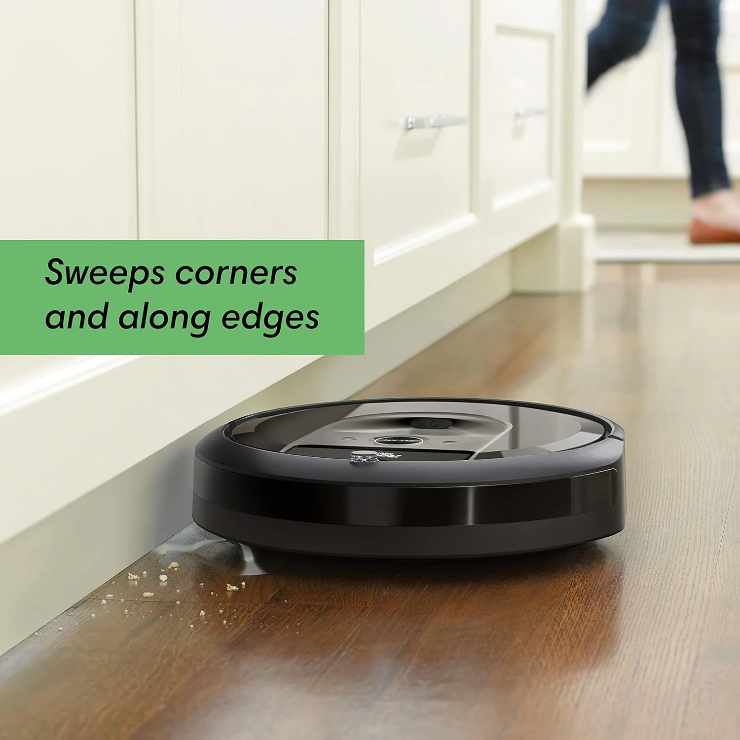 جاروبرقی رباتیک هوشمند iRobot Roomba i7 با قابلیت اتصال به Wi-Fi و نقشه برداری هوشمند (7150)، مشکی، i715020 جاروبرقی رباتیک هوشمند iRobot Roomba i7 با قابلیت اتصال به Wi-Fi و نقشه برداری هوشمند (7150)، مشکی، i715020