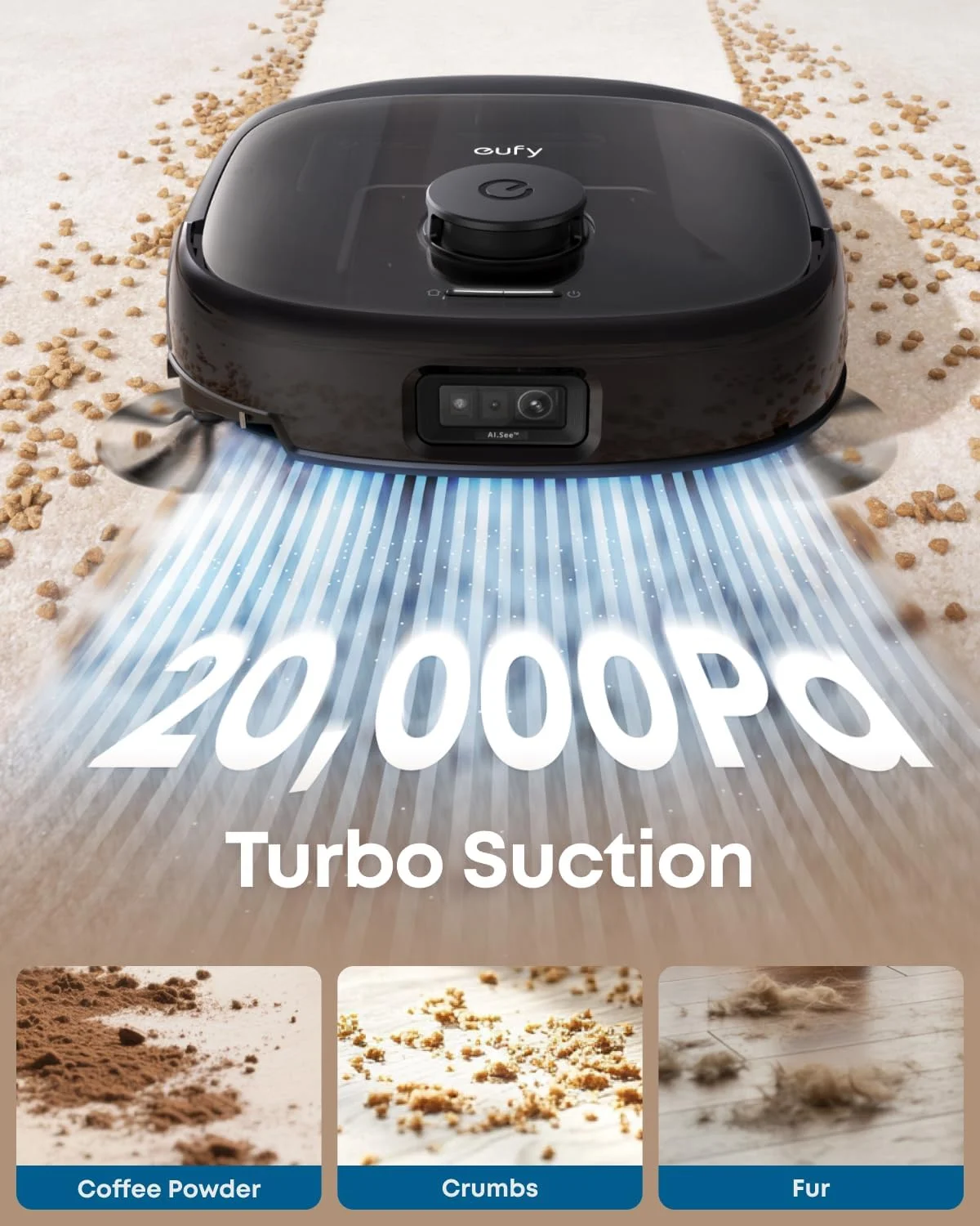 eufy E28 Omni Robot Vacuum Cleaner with Mop, HydroJet System, Portable Deep Cleaner for Carpet, Spot Cleaner, 20,000 Pa Turbo Suction, Zero Tangling, Corner-to-Edge Deep Cleaning, All-In-One Station eufy E28 Omni Robot Vacuum Cleaner with Mop, HydroJet System, Portable Deep Cleaner for Carpet, Spot Cleaner, 20,000 Pa Turbo Suction, Zero Tangling, Corner-to-Edge Deep Cleaning, All-In-One Station