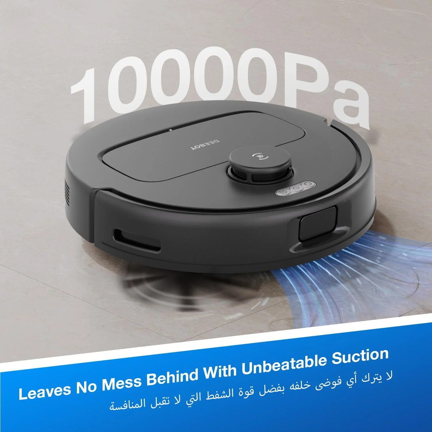 جاروبرقی رباتیک و تیکش اکو وکز Deebot N20e، مکش فوقالعاده قوی 10000 پاسکال، ضد گره خوردگی مو، 350 دقیقه زمان کارکرد، قابلیت عبور از آستانه درب 20 میلیمتری، مسیریابی هوشمند TrueMapping جاروبرقی رباتیک و تیکش اکو وکز Deebot N20e، مکش فوقالعاده قوی 10000 پاسکال، ضد گره خوردگی مو، 350 دقیقه زمان کارکرد، قابلیت عبور از آستانه درب 20 میلیمتری، مسیریابی هوشمند TrueMapping