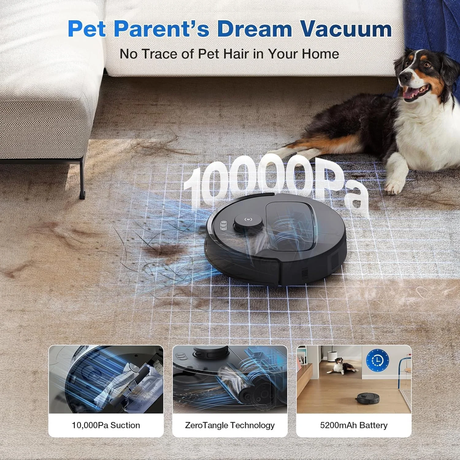 جاروبرقی رباتیک ECOVACS N30 Pro Omni به همراه ایستگاه، جاروبرقی رباتیک 10000Pa، تمیز کردن و خشک کردن با آب گرم، برس ZeroTangle 2.0، بالابر لغزشی 9 میلیمتری، تخلیه خودکار، مشکی جاروبرقی رباتیک ECOVACS N30 Pro Omni به همراه ایستگاه، جاروبرقی رباتیک 10000Pa، تمیز کردن و خشک کردن با آب گرم، برس ZeroTangle 2.0، بالابر لغزشی 9 میلیمتری، تخلیه خودکار، مشکی