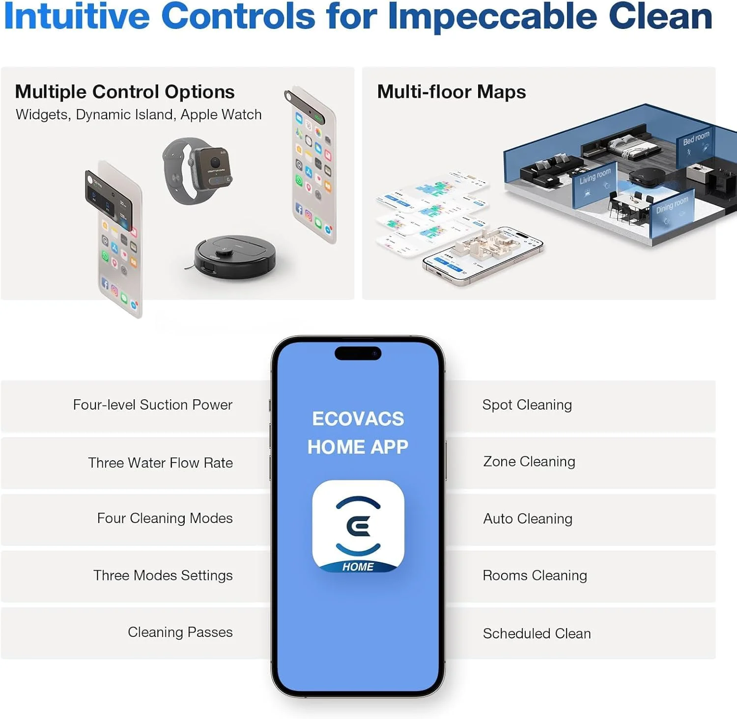 جاروبرقی رباتیک ECOVACS N30 Pro Omni به همراه ایستگاه، جاروبرقی رباتیک 10000Pa، تمیز کردن و خشک کردن با آب گرم، برس ZeroTangle 2.0، بالابر لغزشی 9 میلیمتری، تخلیه خودکار، مشکی جاروبرقی رباتیک ECOVACS N30 Pro Omni به همراه ایستگاه، جاروبرقی رباتیک 10000Pa، تمیز کردن و خشک کردن با آب گرم، برس ZeroTangle 2.0، بالابر لغزشی 9 میلیمتری، تخلیه خودکار، مشکی