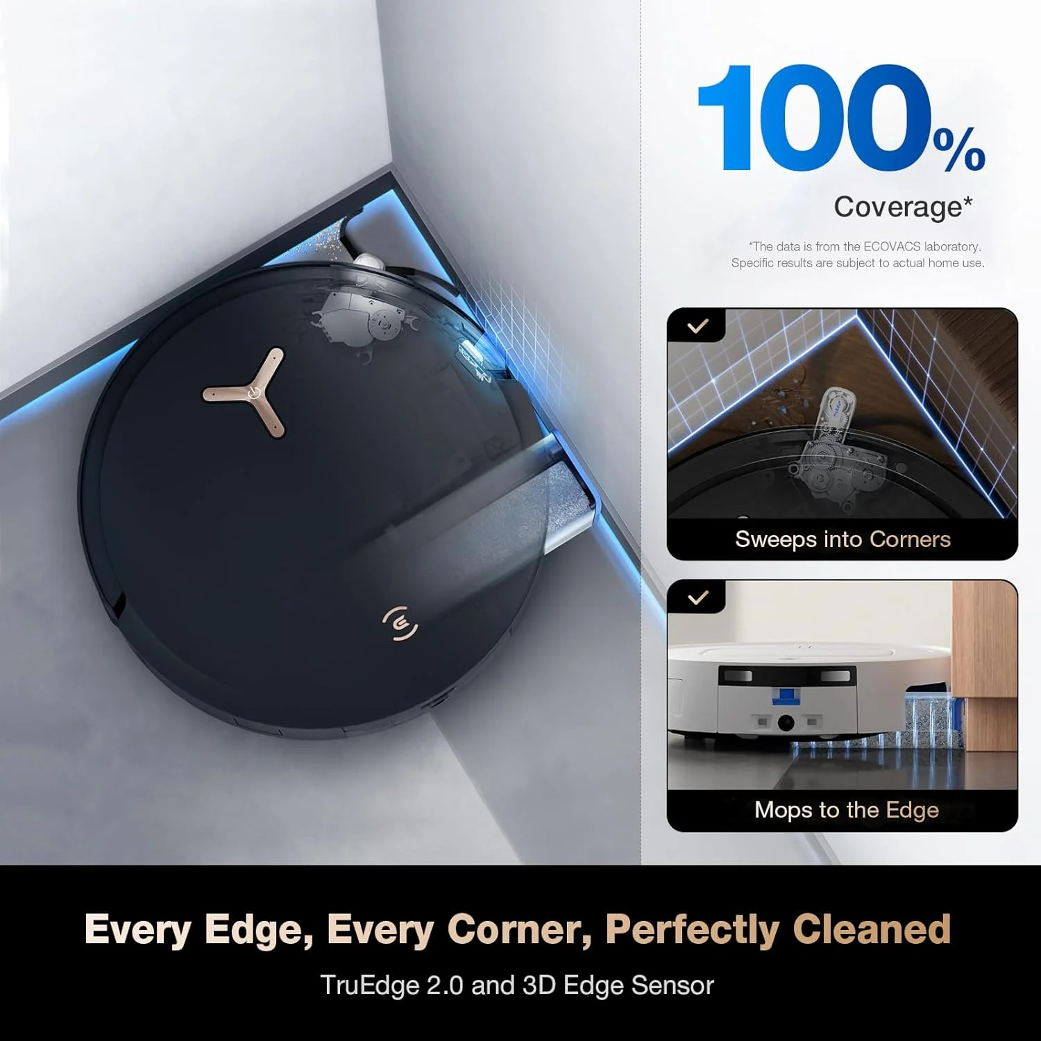 جاروبرقی رباتیک و تی شوی ECOVACS DEEBOT X8 PRO Omni، تی کشی خودشور فوری OZMO Roller، مکش 18000Pa شستشوی تی با آب گرم، افزودن خودکار محلول تمیز کننده، خشک کردن با هوای گرم، تخلیه خودکار جاروبرقی رباتیک و تی شوی ECOVACS DEEBOT X8 PRO Omni، تی کشی خودشور فوری OZMO Roller، مکش 18000Pa شستشوی تی با آب گرم، افزودن خودکار محلول تمیز کننده، خشک کردن با هوای گرم، تخلیه خودکار
