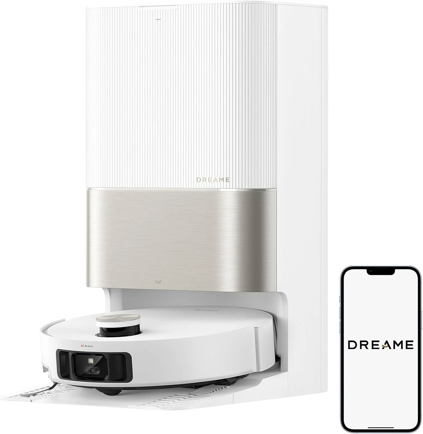 جاروبرقی رباتیک و تی شوی کامل Dreame X50 Ultra با قابلیت خود تمیز شوندگی، قدرت مکش تا 20000Pa، LDS قابل ارتقا، قابلیت بالا رفتن تا 6 سانتی متر، فناوری حذف باکتری، دوربین هوش مصنوعی، کنترل صوتی